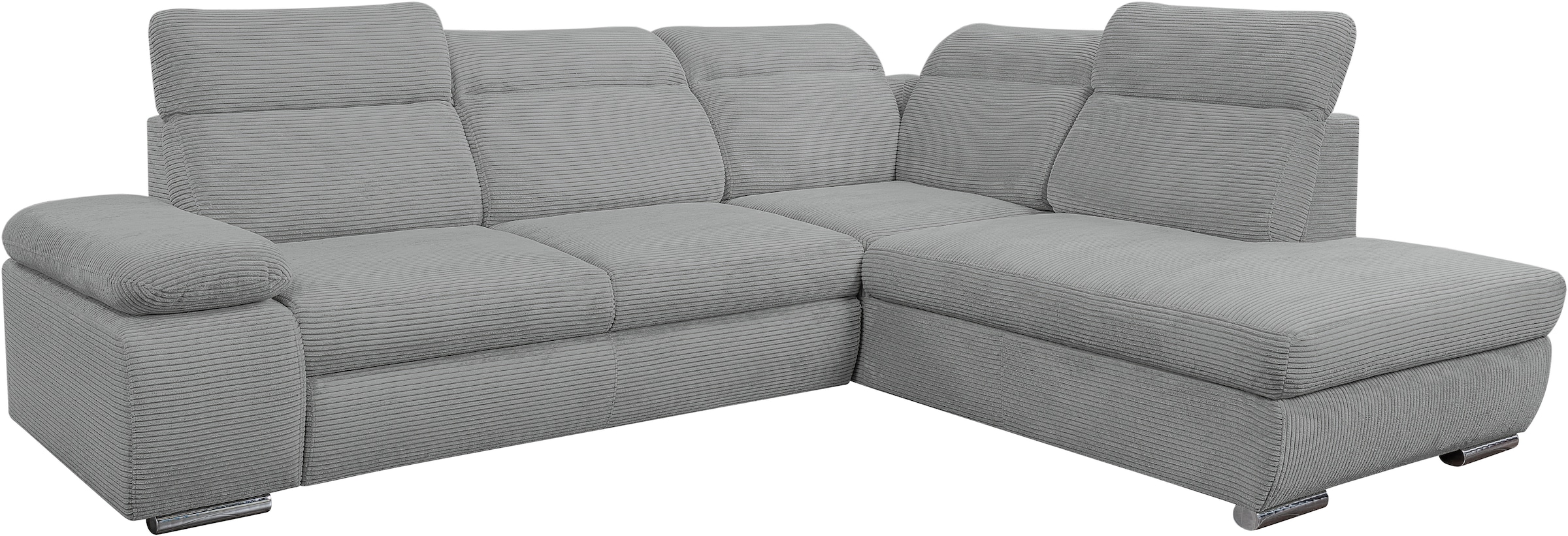 WERK2 Ecksofa »Memo Alicante« Schlafsofa mit Bettkasten & verstellbaren Kopfstützen.