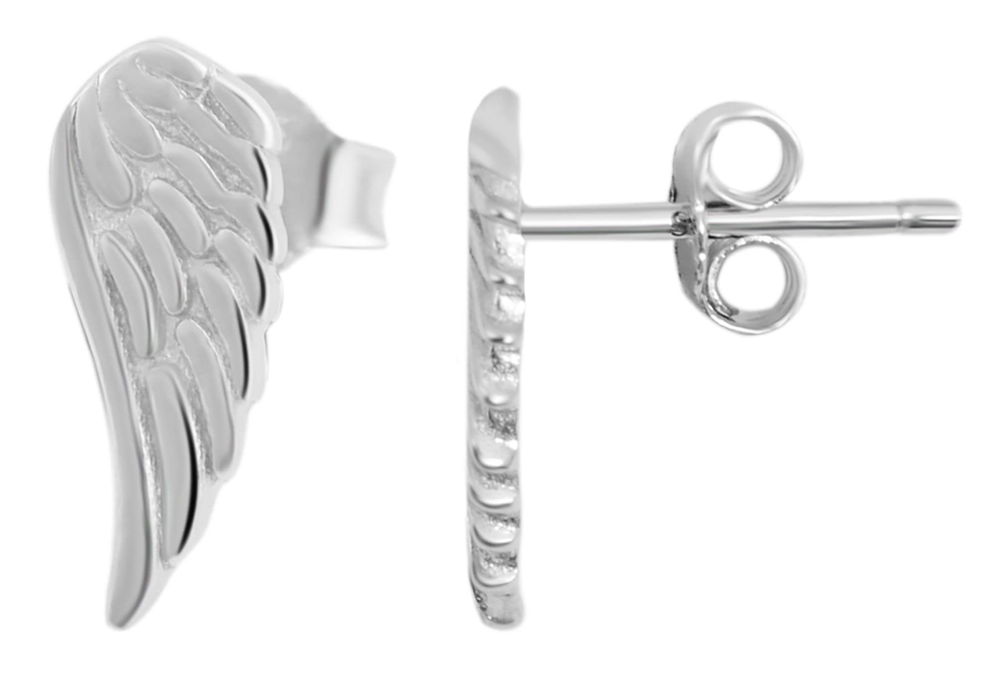 Adelia´s Paar Ohrstecker »Damen Ohrringe ¿ Ohrstecker Flügel aus 925 Silber«