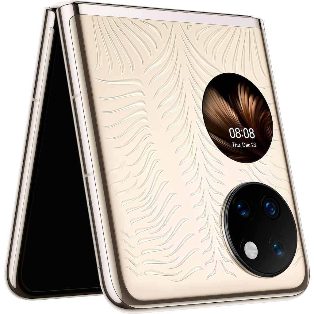 Huawei Smartphone »P50 Pocket Premium«, Gold, 17,53 cm/6,9 Zoll, 512 GB Speicherplatz, 40 MP Kamera