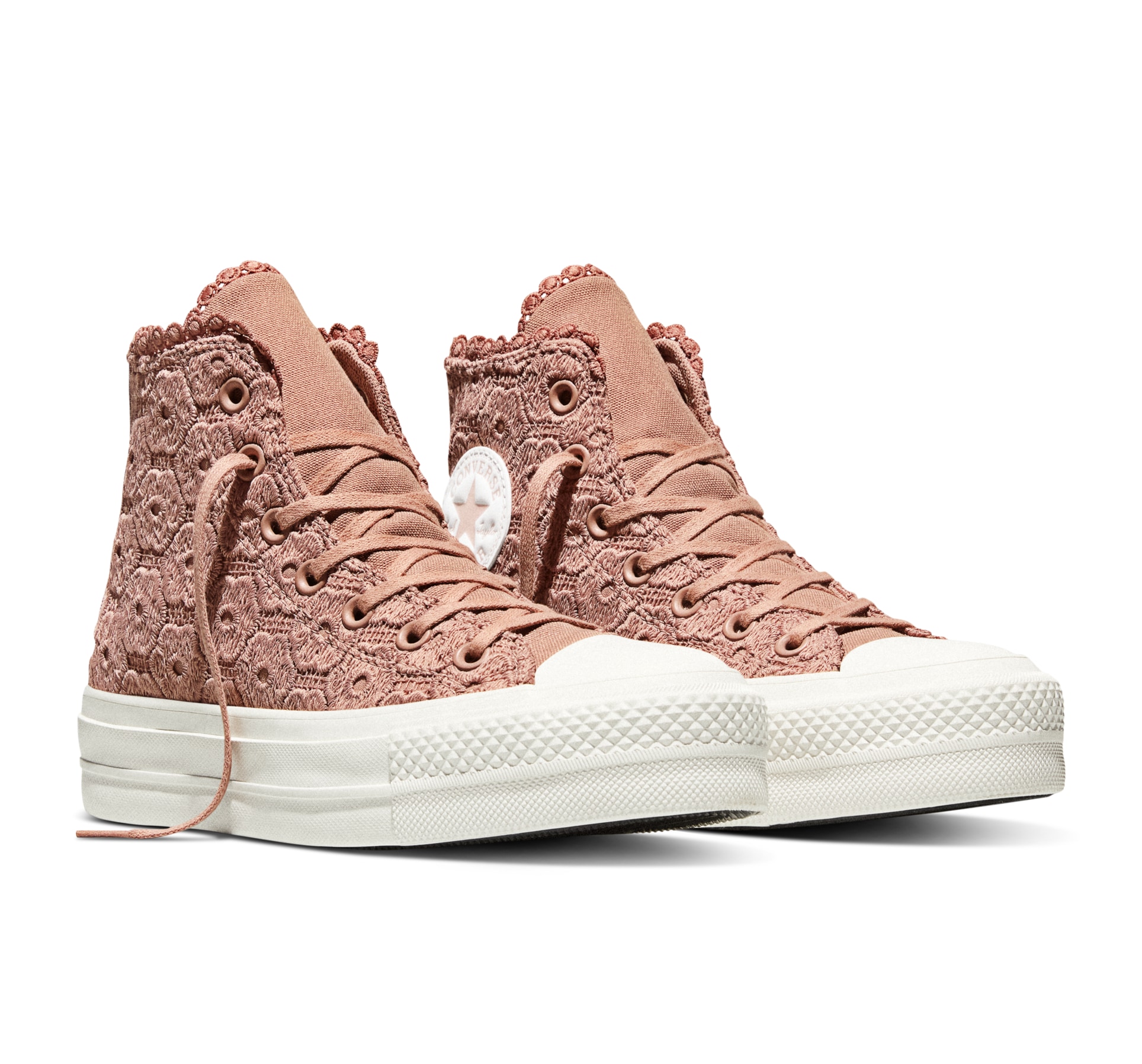 Converse Sneaker »CHUCK TAYLOR ALL STAR LIFT PLATFORM CROCHET«  für sportlichen Look im Alltag, sportlicher Stil, mit Schnürung