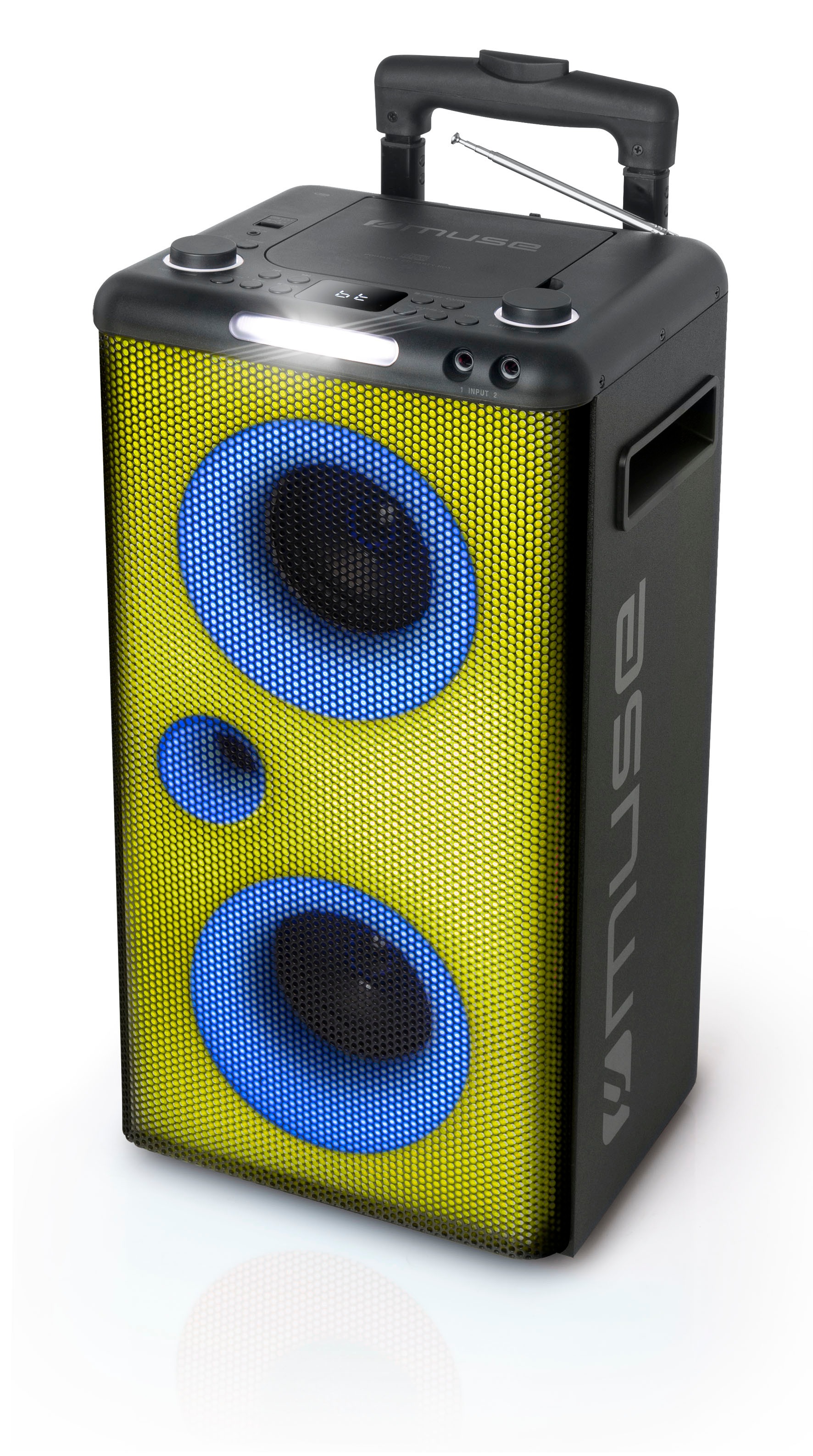 Muse MP3-Player »M-1928 DJ«, Bluetooth Party Box Lautsprecher