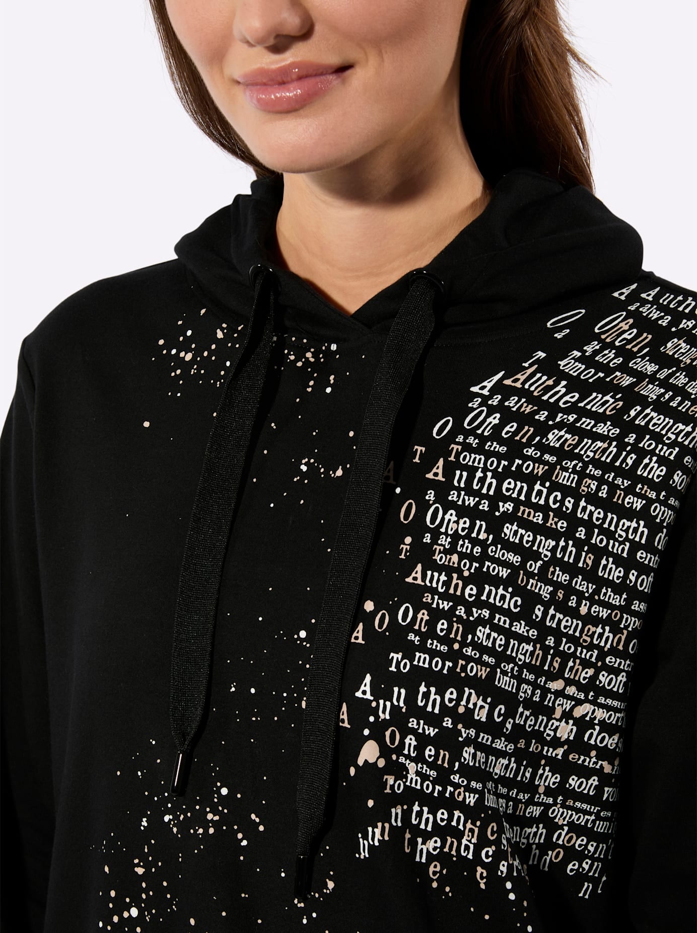 Inspirationen Druckkleid »Kleid« Nahttasche