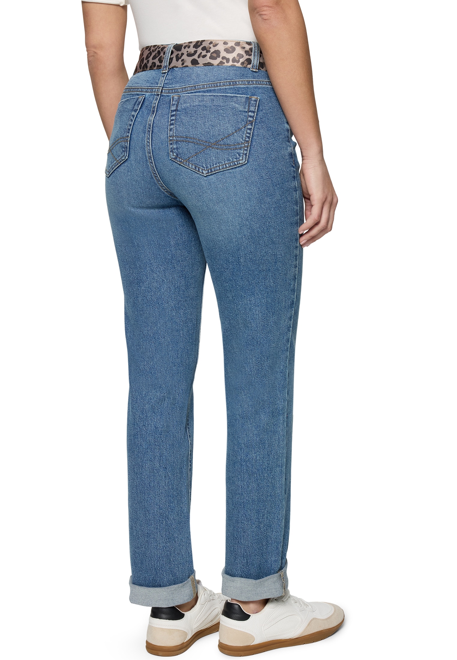 Zero Webhose »Jeans mit Leo-Gürtel Style Orlando 28 Inch«