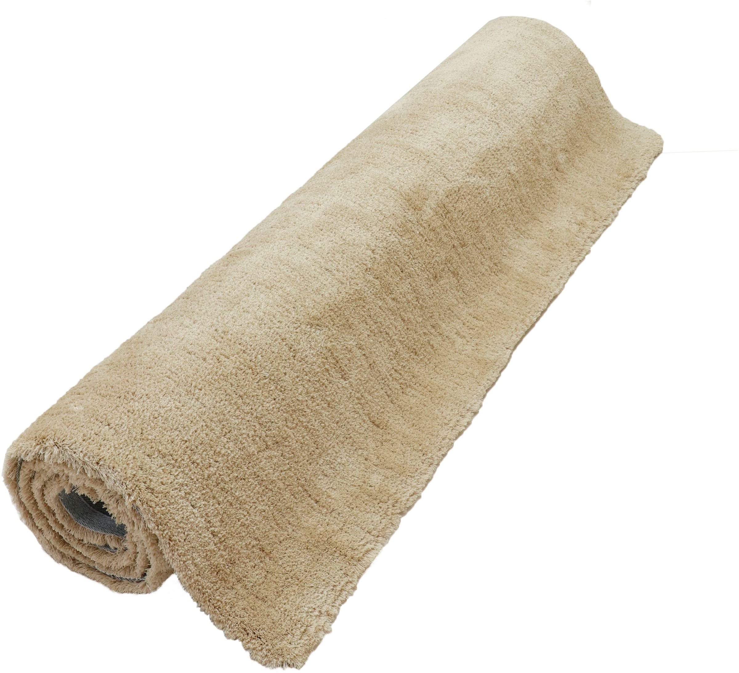 my home Hochflor-Teppich »Microfaser Teppich Magong, besonders weich, sehr feiner Flor«, rechteckig, 25 mm Höhe, uni, Wohnzimmer, Schlafzimmer, Kinderzimmer, auch rund und als Läufer