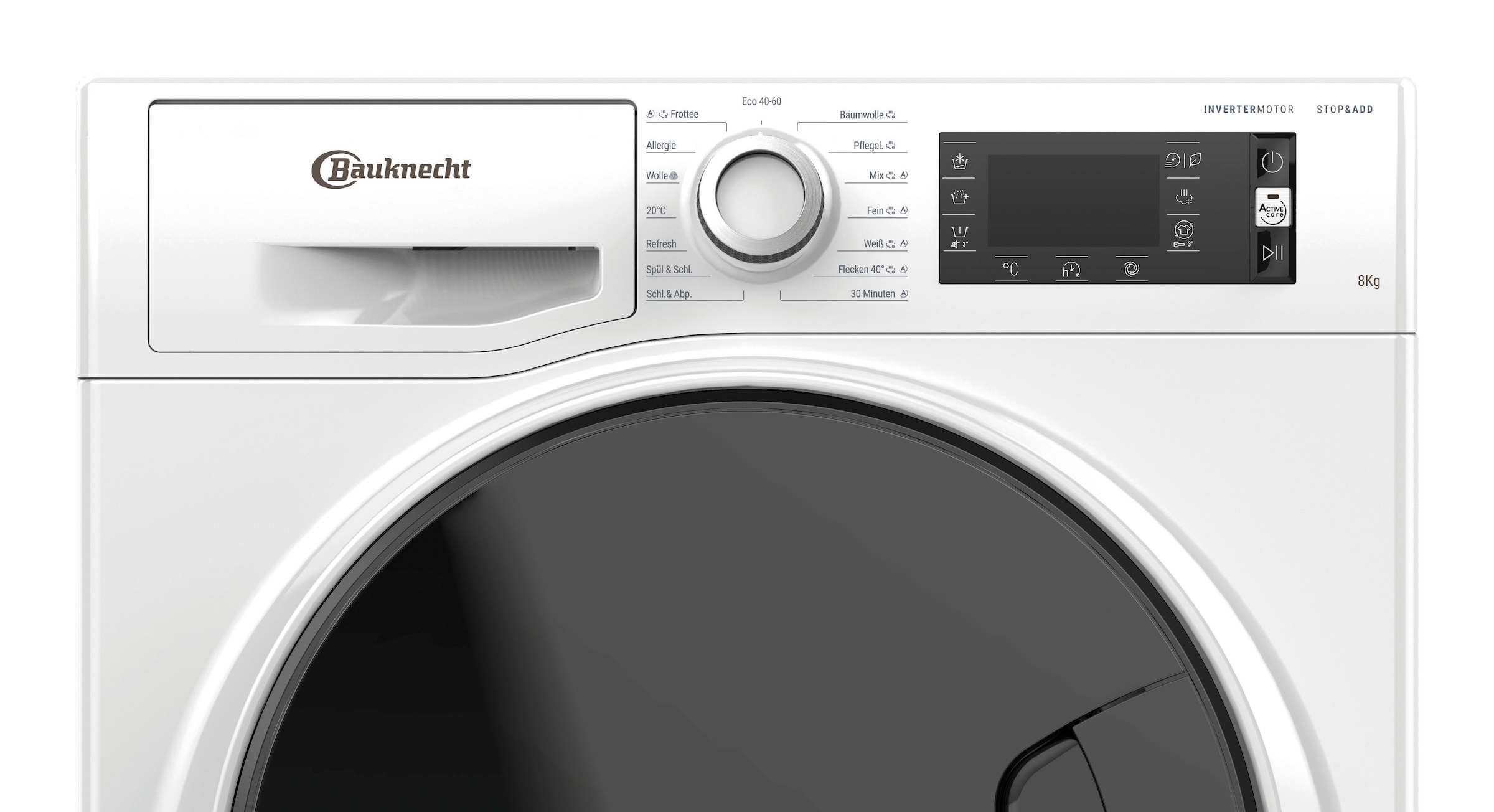 BAUKNECHT Waschmaschine »WM Sense 8AA«, 8 kg, 1400 U/min