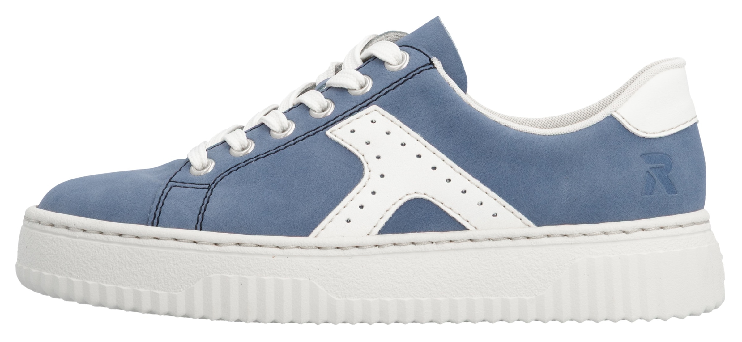 Rieker Plateausneaker  Schnürschuh, Halbschuh, Freizeitsneaker mit modischer Plateausohle