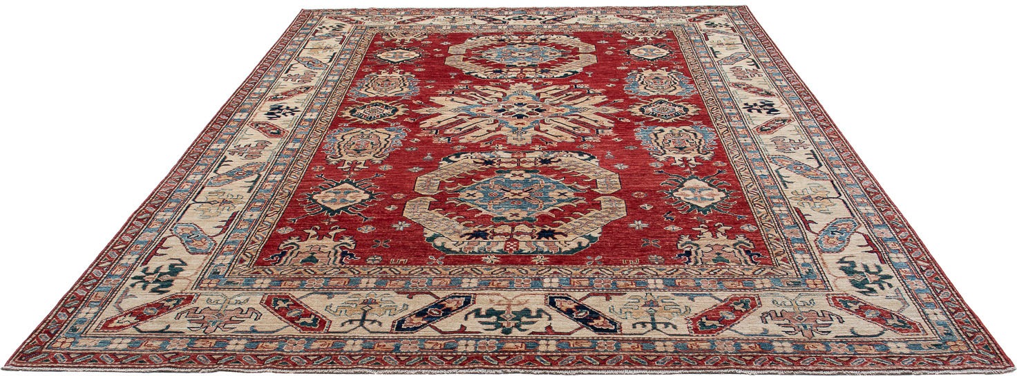 Wollteppich »Orientteppich Blumenmuster 300 x 246 cm«, rechteckig, 6 mm Höhe, Unikat...