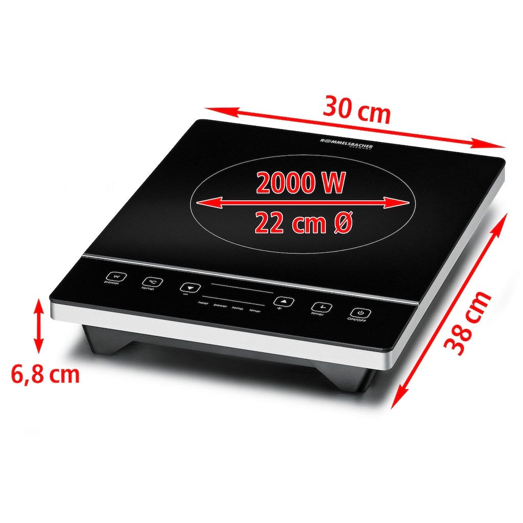 Rommelsbacher Einzel-Induktionskochplatte »CT 2005/IN«
