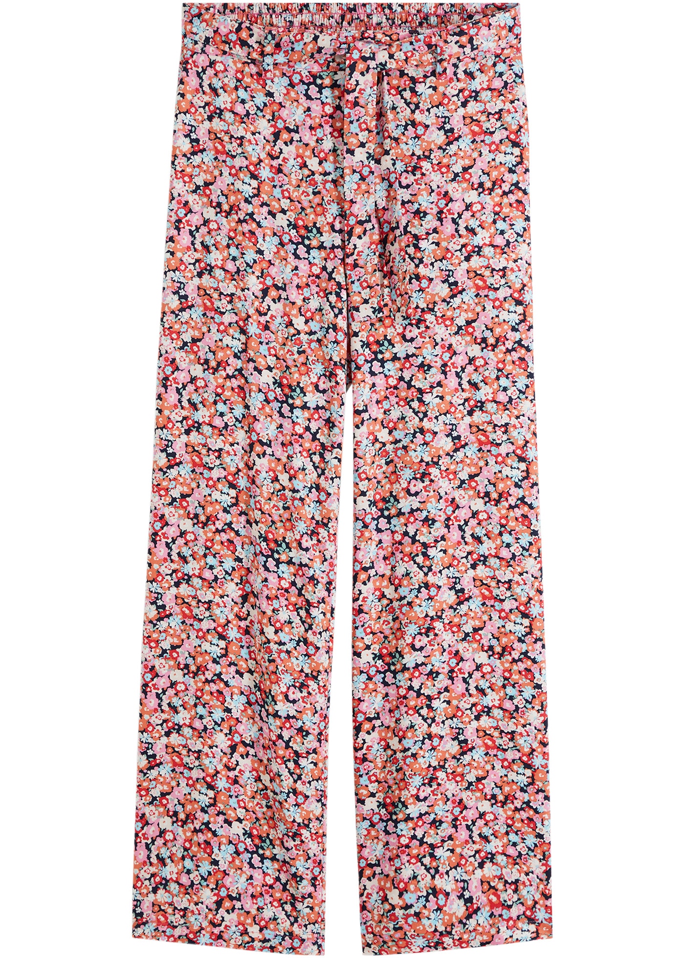 bonprix Schlupfhose  aus Viskose, lockere Passform, femininer Print, moderner Stil