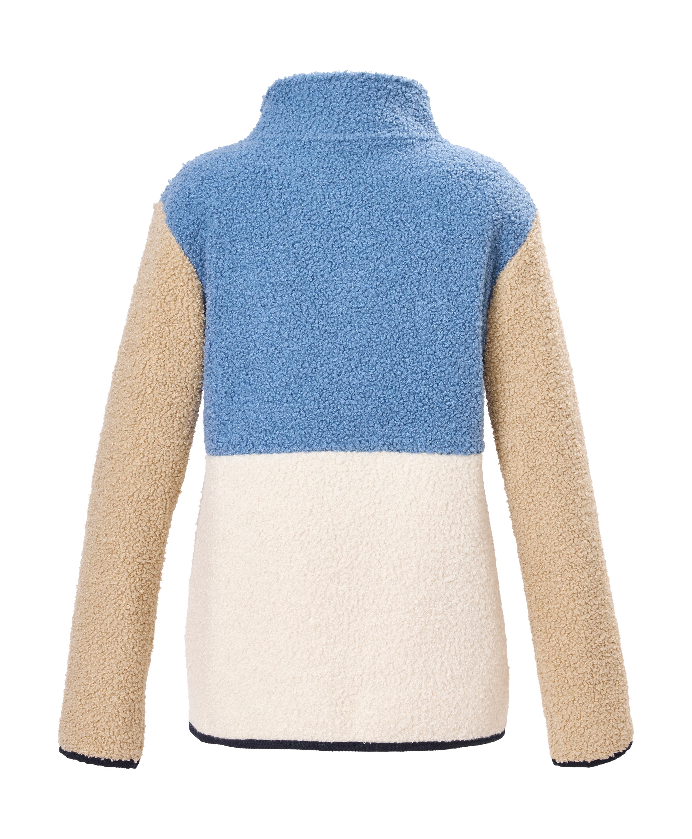 Killtec Fleecejacke »KOW 141 GRLS FLC JCKT« Weiche Sherpa Fleecejacke mit Kinnschutz und Stauraum