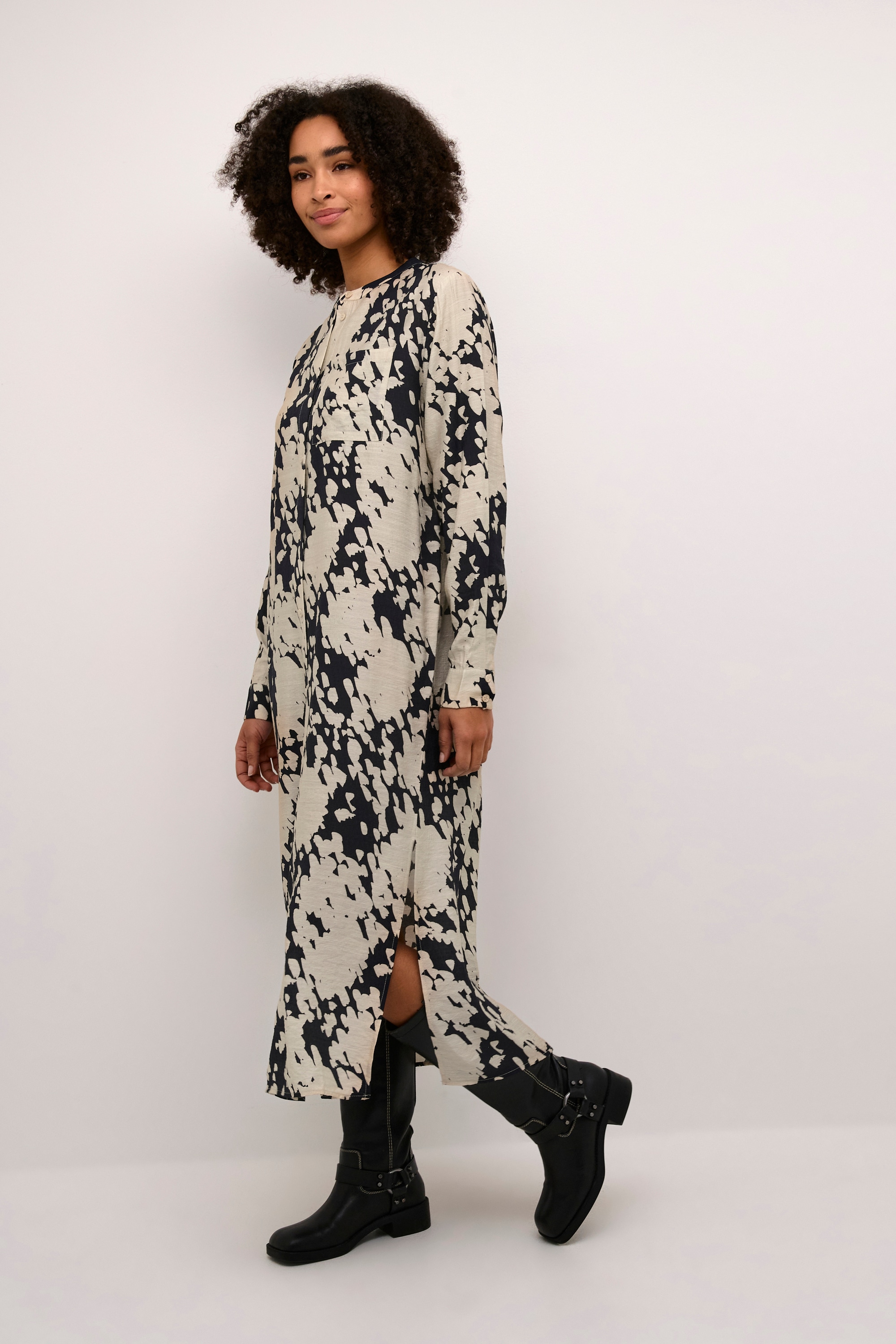 KAFFE Midikleid »Kleid KAlouise«