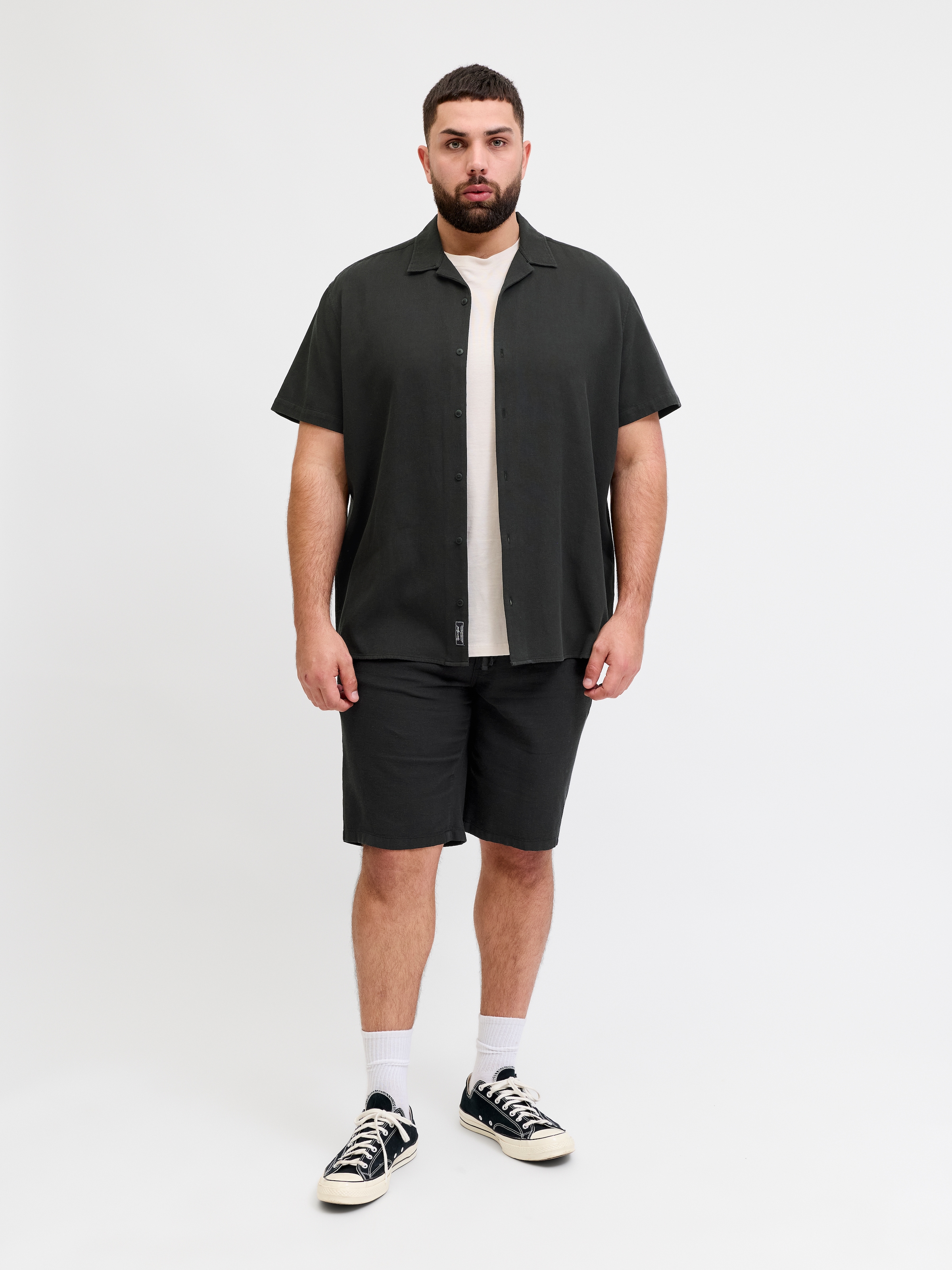 Jack & Jones PlusSize Jogginghose »JPSTJAIDEN WAFFLE RESORT SHORTS PLS«  mit elastischem Bund