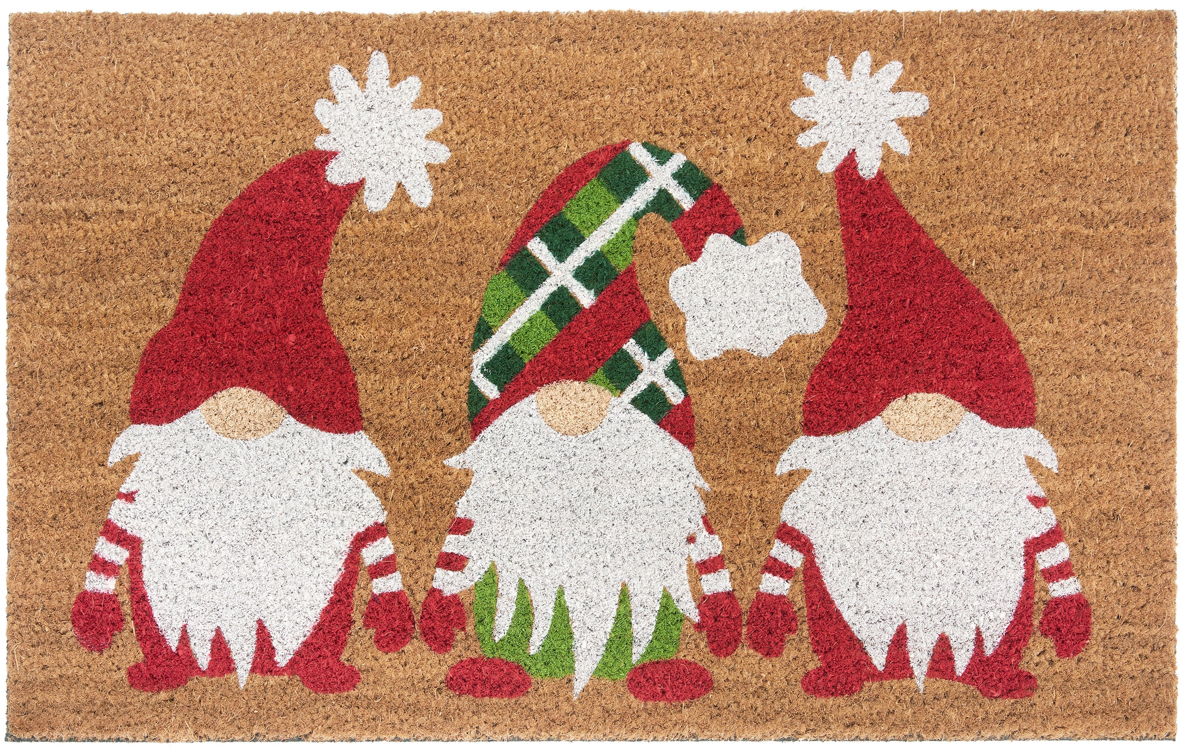 HANSE Home rechteckig, Kokosmatte Christmas Gnomes«, online bestellen Schmutzfangmatte, Kokos Outdoor, »Mix OTTO Mats Innen, Weihnachten, Fußmatte Rutschfest, bei