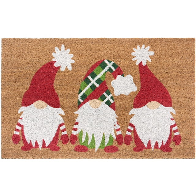 HANSE Home Fußmatte »Mix Mats Kokos Christmas Gnomes«, rechteckig,  Weihnachten, Schmutzfangmatte, Outdoor, Rutschfest, Innen, Kokosmatte  bestellen online bei OTTO