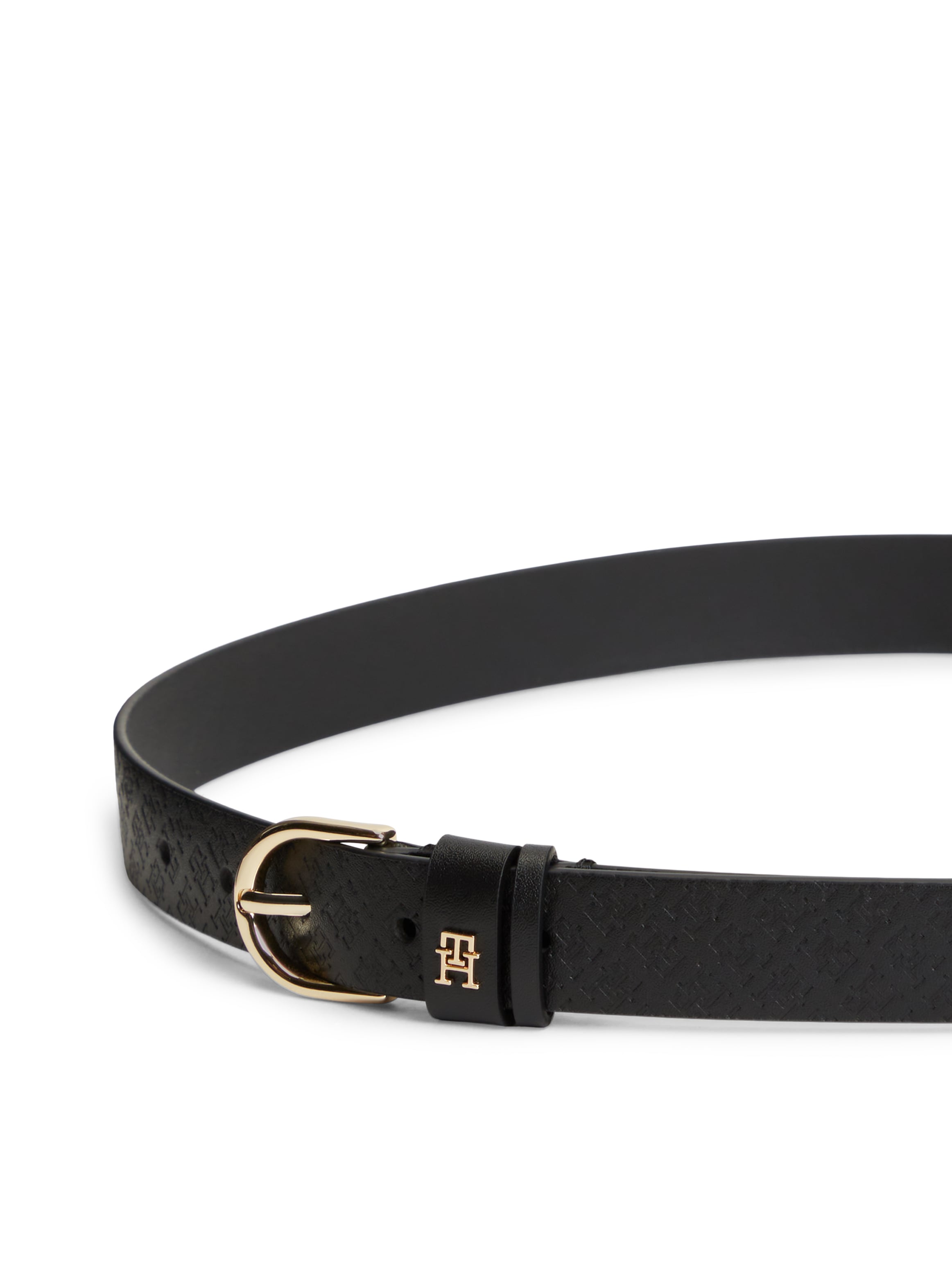 Tommy Hilfiger Ledergürtel »EFFORTLESS 2.5 MONO« Größenverstellbar durch Schnalle