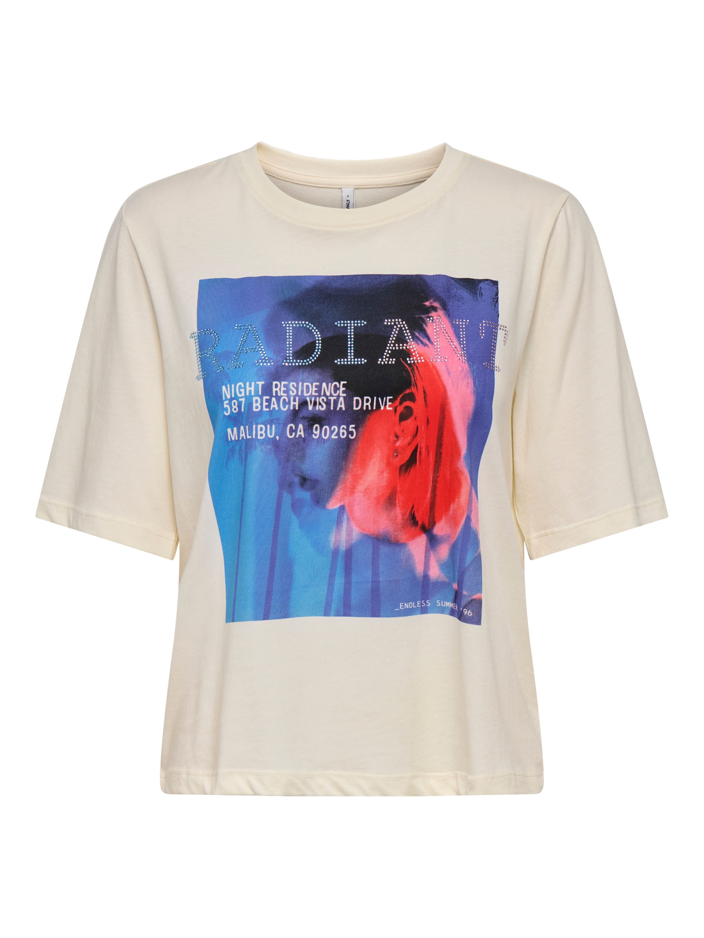 ONLY Kurzarmshirt »ONLHAVANNA LIFE S/S VIBE TOP BOX JRS«