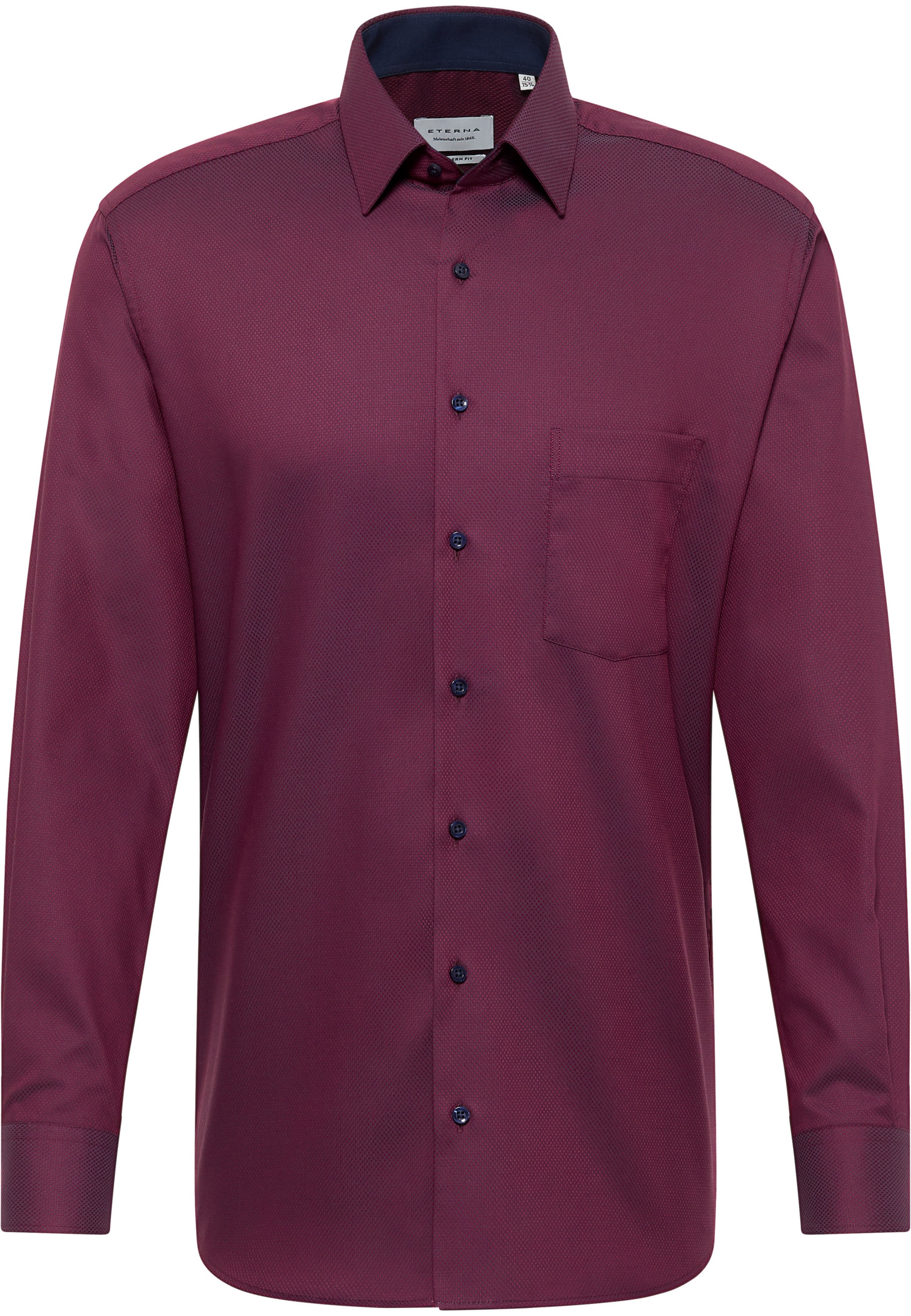 Eterna Langarmhemd »MODERN FIT«, NON IRON (bügelfrei)