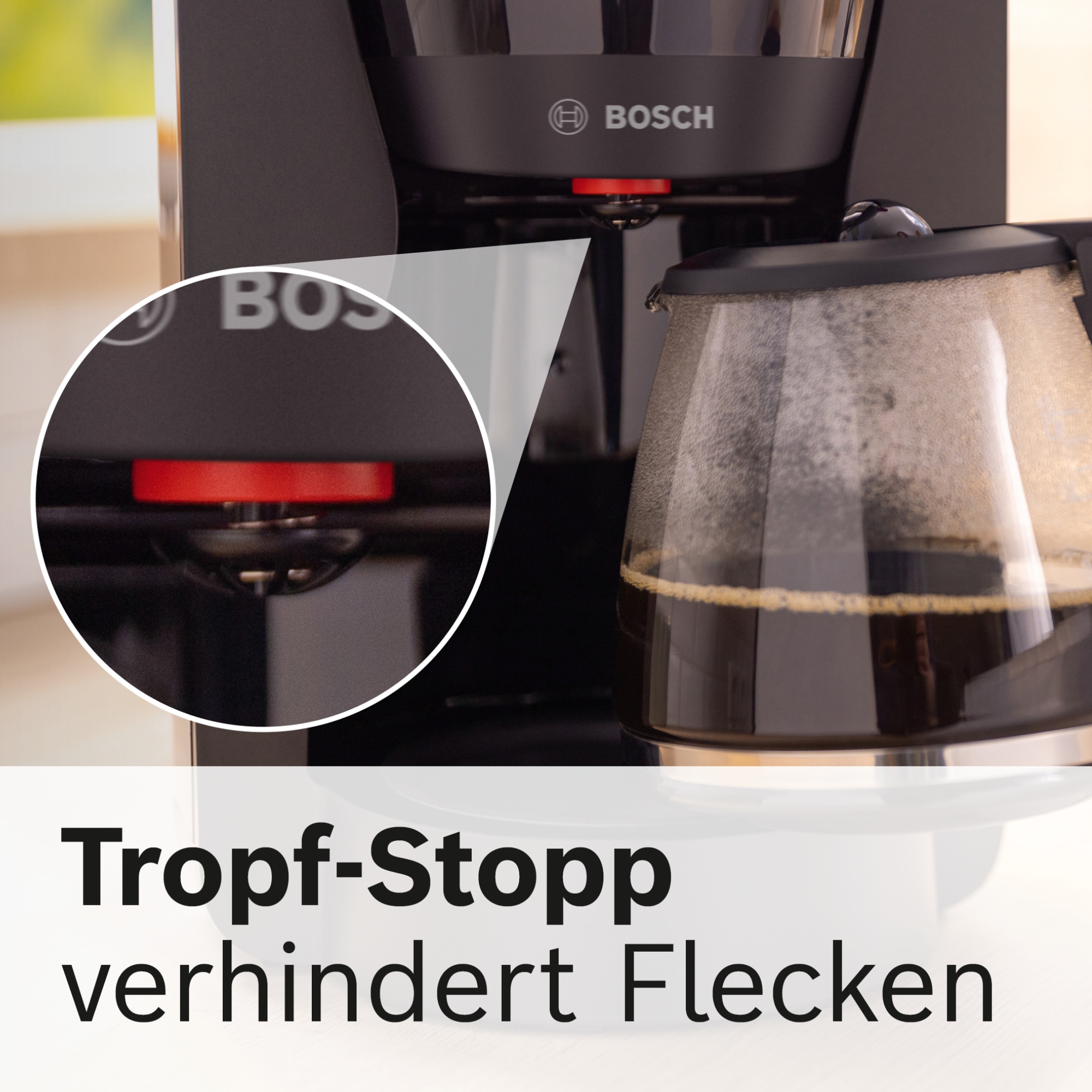 BOSCH Filterkaffeemaschine »MyMoment TKA3M133« 1,25 l Kaffeekanne Papierfilter 1x4 60min Warmhaltefunktion, Aroma intense, Entkalkungsprogramm, 1200 W