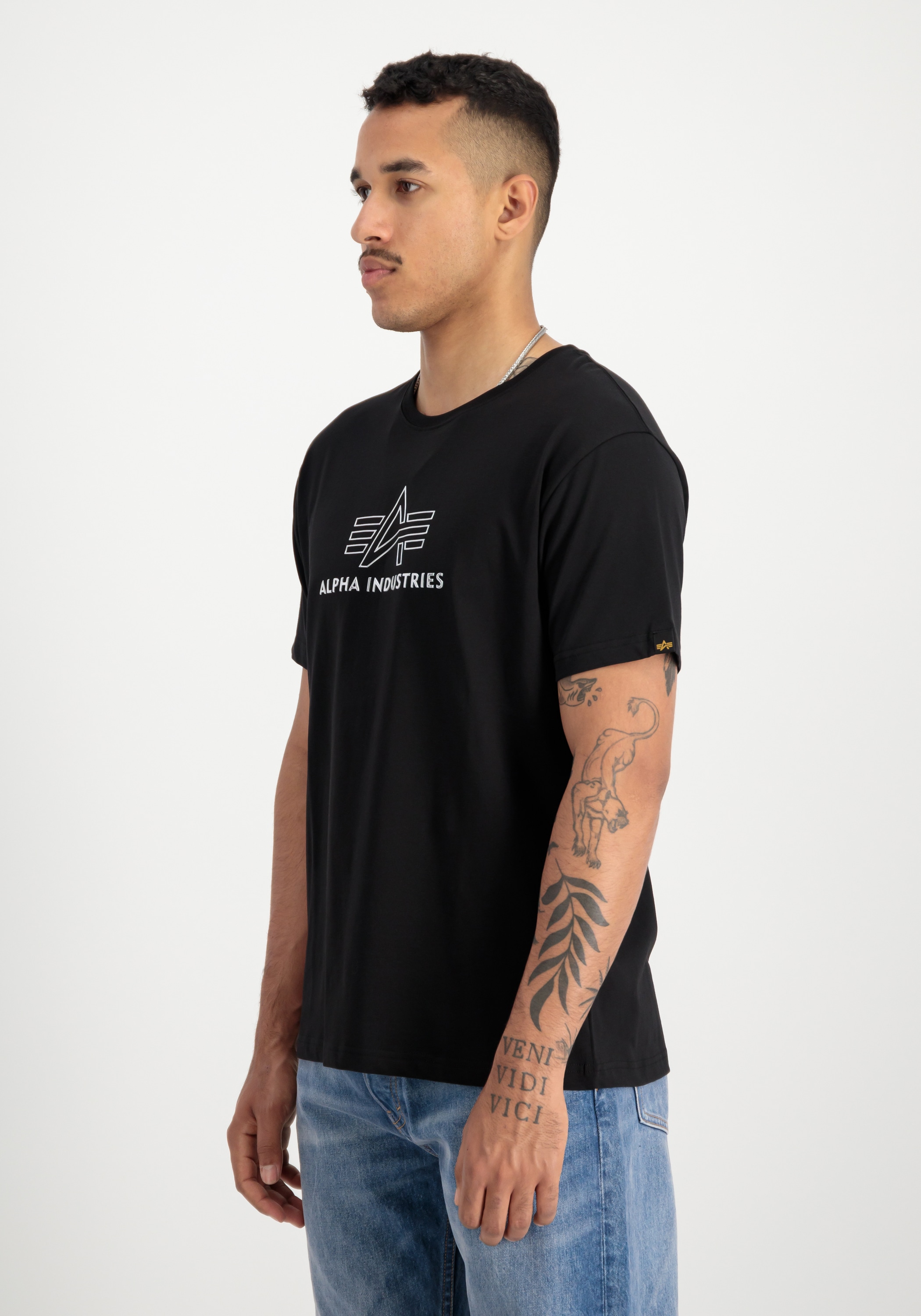 Alpha Industries T-Shirt »Basic Mid Logo TPU T-Shirt«