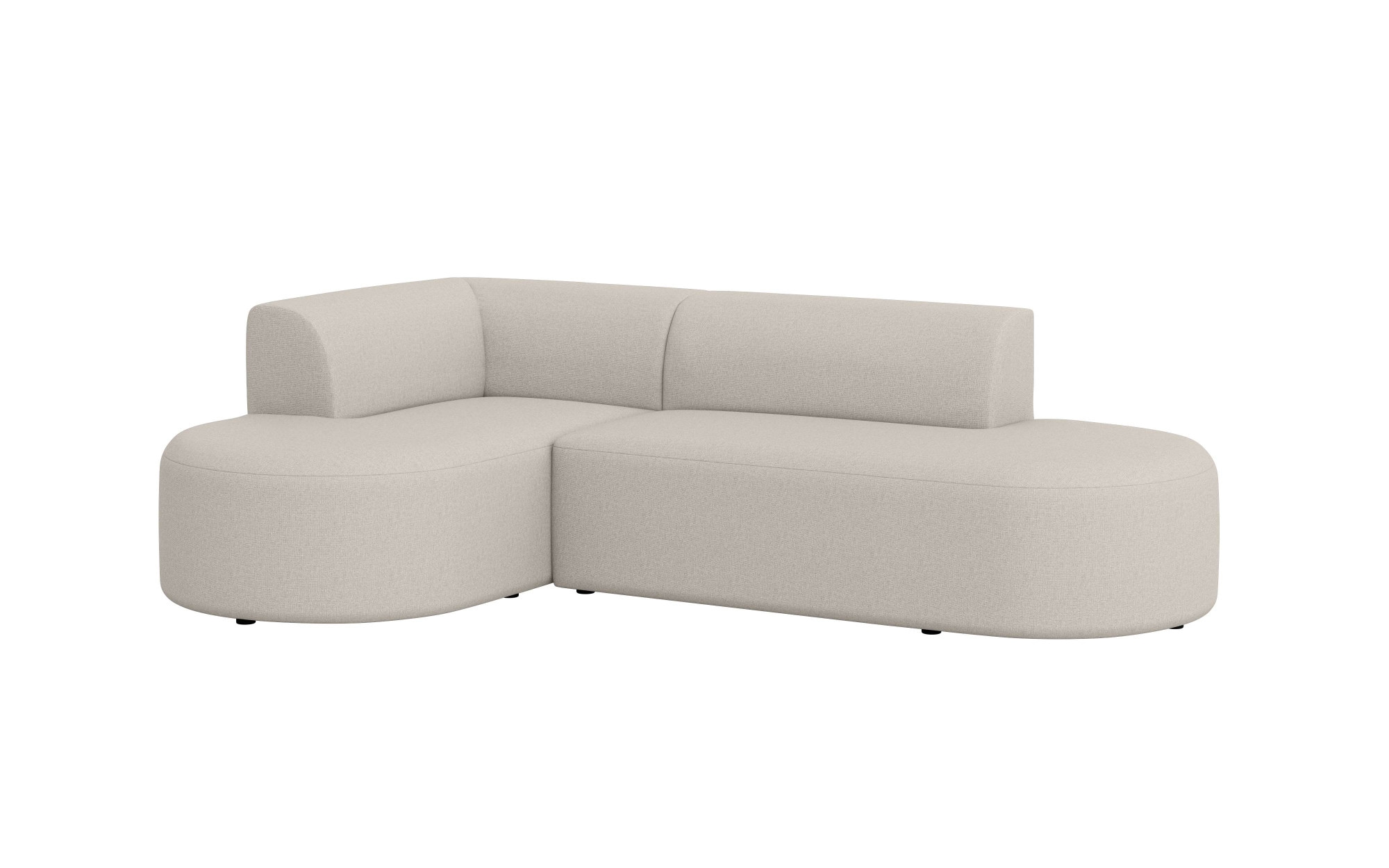 OTTO home Ecksofa »Ecksofa Tvinne mit Ottomane links oder rechts bestellbar« L-Form, mit Wellenunterfederung, BxTxH 260x170x73 cm