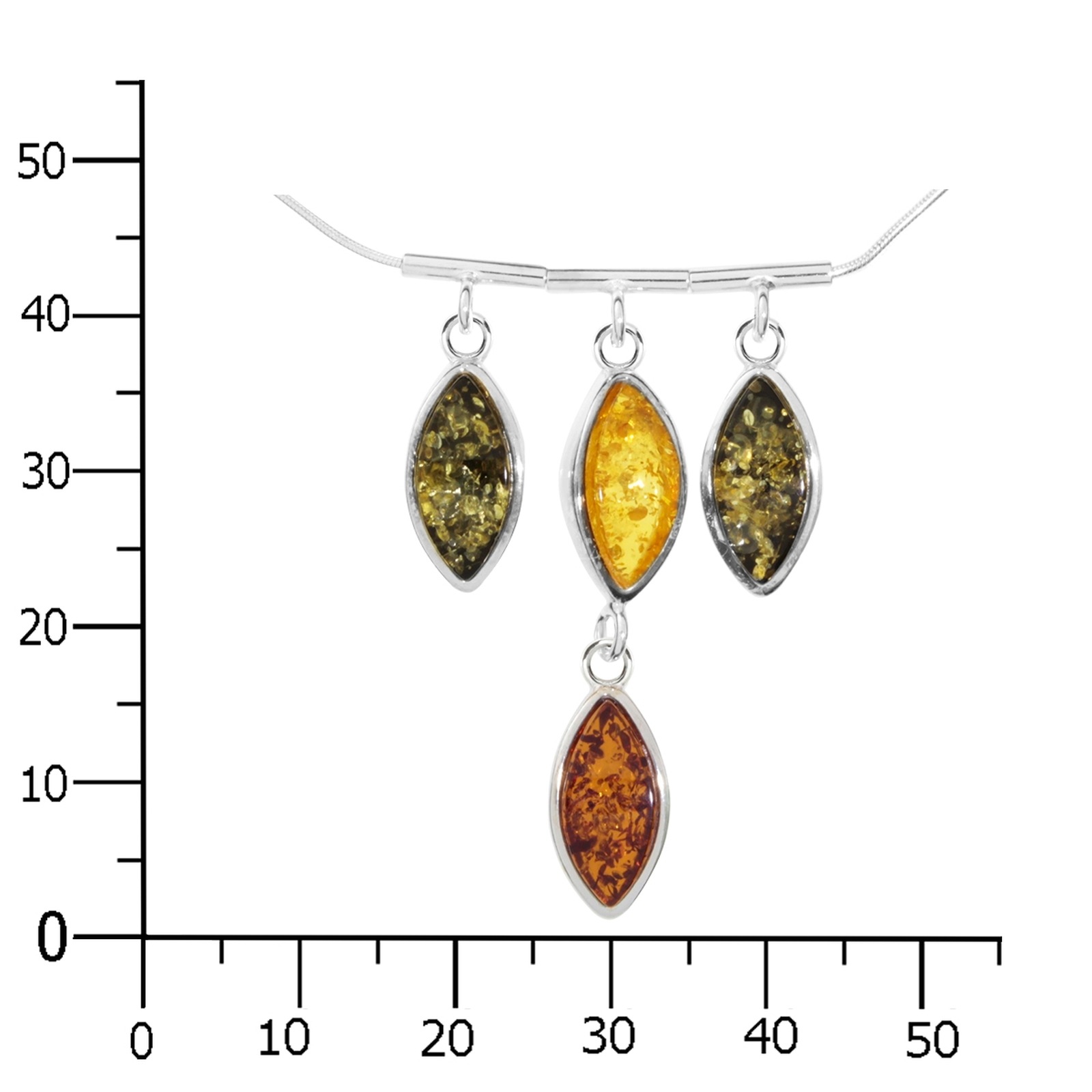 OSTSEE-SCHMUCK Collier »- Tadira - Silber 925/000 - Bernstein«