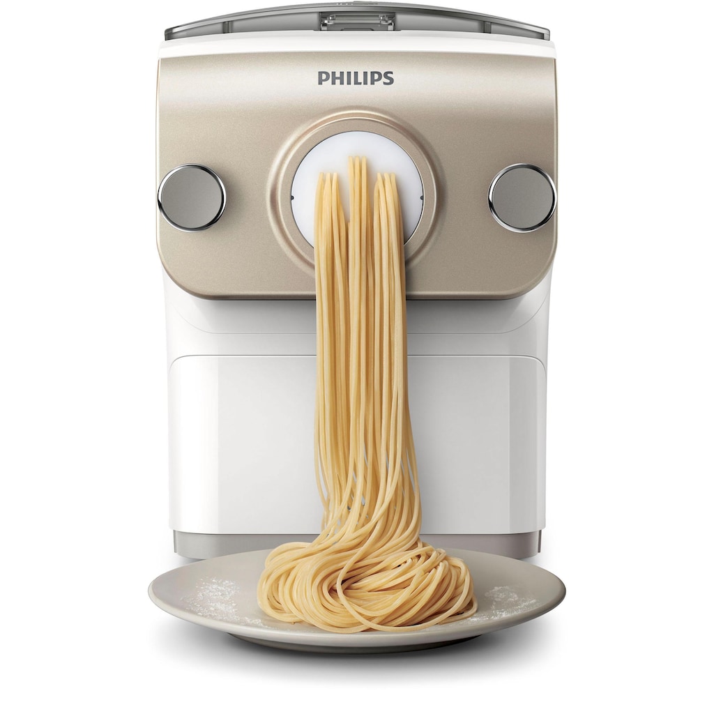 Philips Nudelmaschine »Pastamaker HR2381/05 Avance Collection«, mit Wiegefunktion und 6 Formscheiben