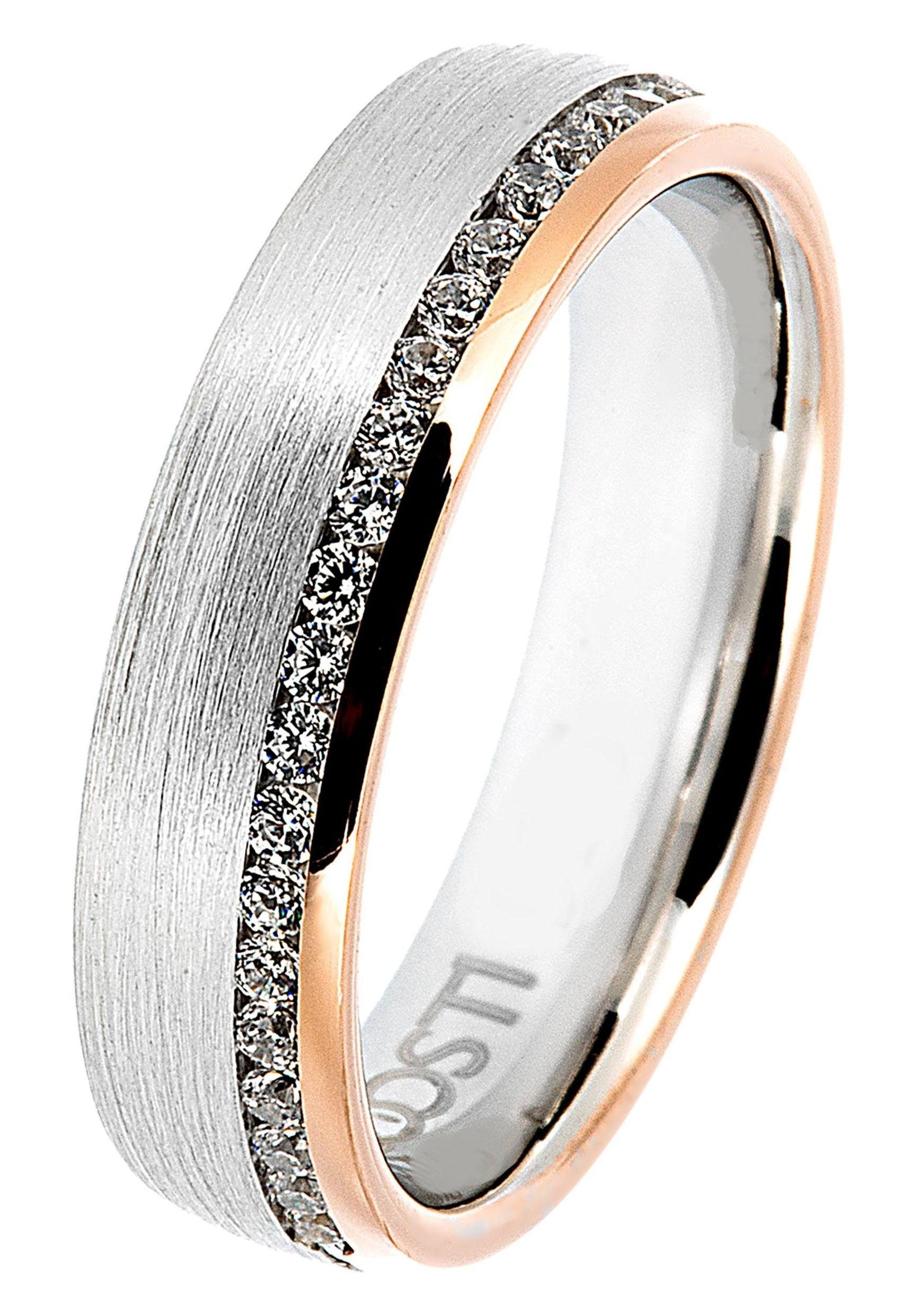 DOOSTI Silber OTTOversand Partnerring LIEBE«, in ohne Germany, Made Trauring Geschenk mit Ehering Zirkonia o. Trauring bei »Schmuck 925