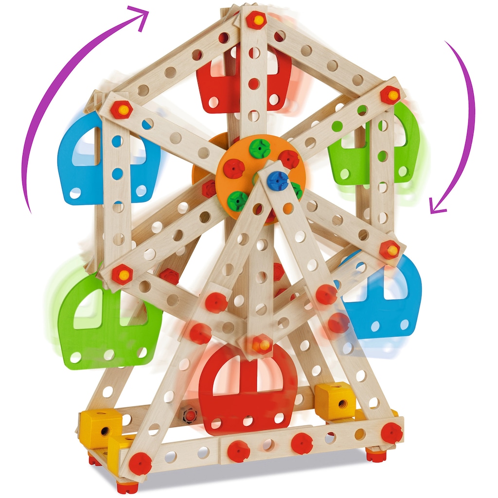 Eichhorn Konstruktionsspielsteine »Holzspielzeug, Constructor Riesenrad«, (240 St.), Made in Germany, FSC®- schützt Wald - weltweit