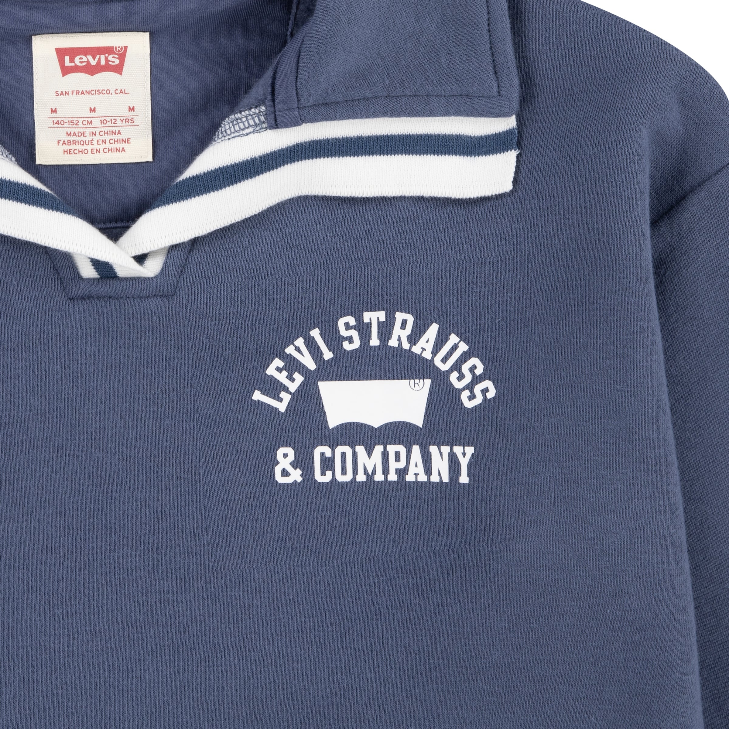 Levi's® Kids Sweatshirt »LVG COLLEGIATE LS COLLAR TOP«, mit Umlegekragen und Taschen, for Girls