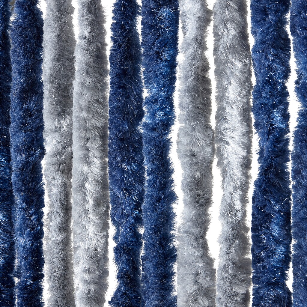 EXPLORER Insektenschutz-Vorhang, blau/silberfarben