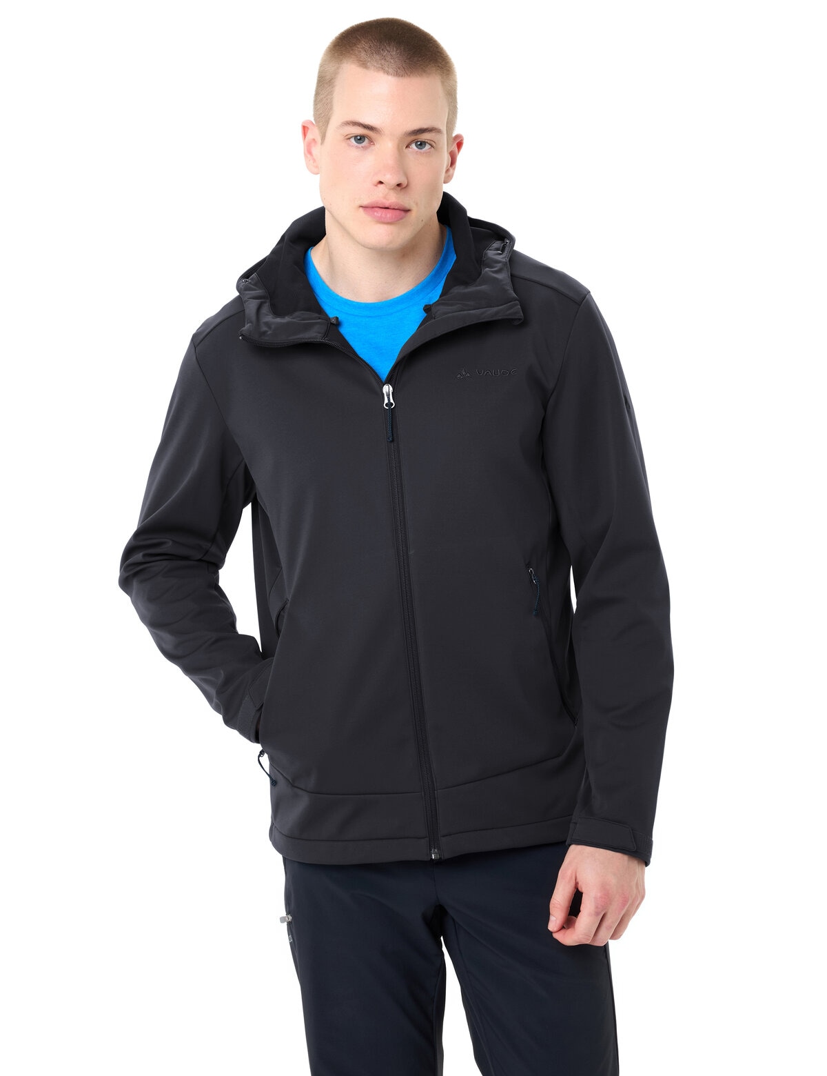 VAUDE Softshelljacke »MEN'S EVERHIKE SOFTSHELL HOODY« sportlicher Stil, winddicht, wasserabweisend, atmungsaktiv