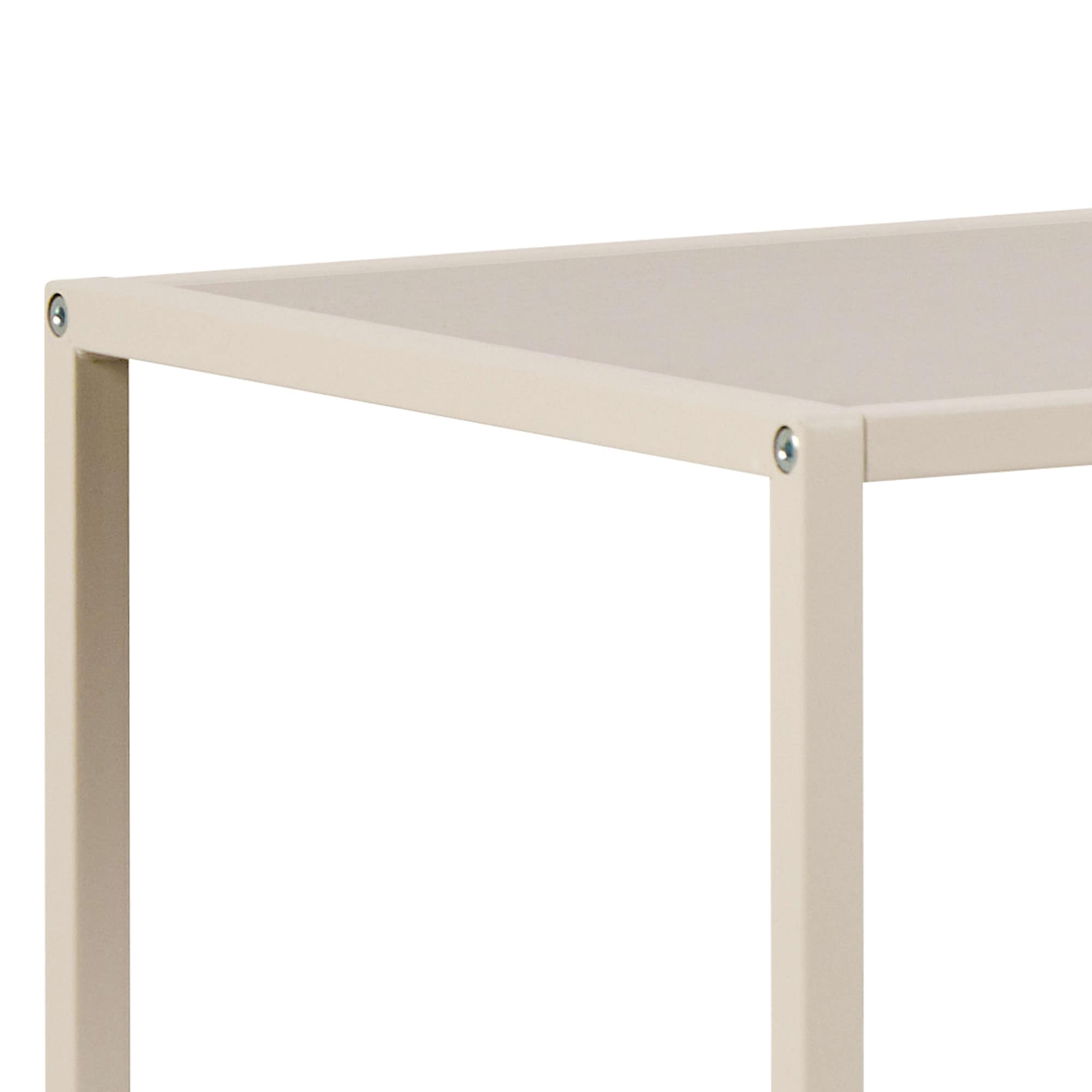 ACTONA GROUP Bücherregal »Seaford - Mehrzweckregal & Raumteiler, modern, Metall« 114x35x78 cm,  Asymmetrisch, stabil & viel Stauraum, zeitloses Design, 6 Regalböden