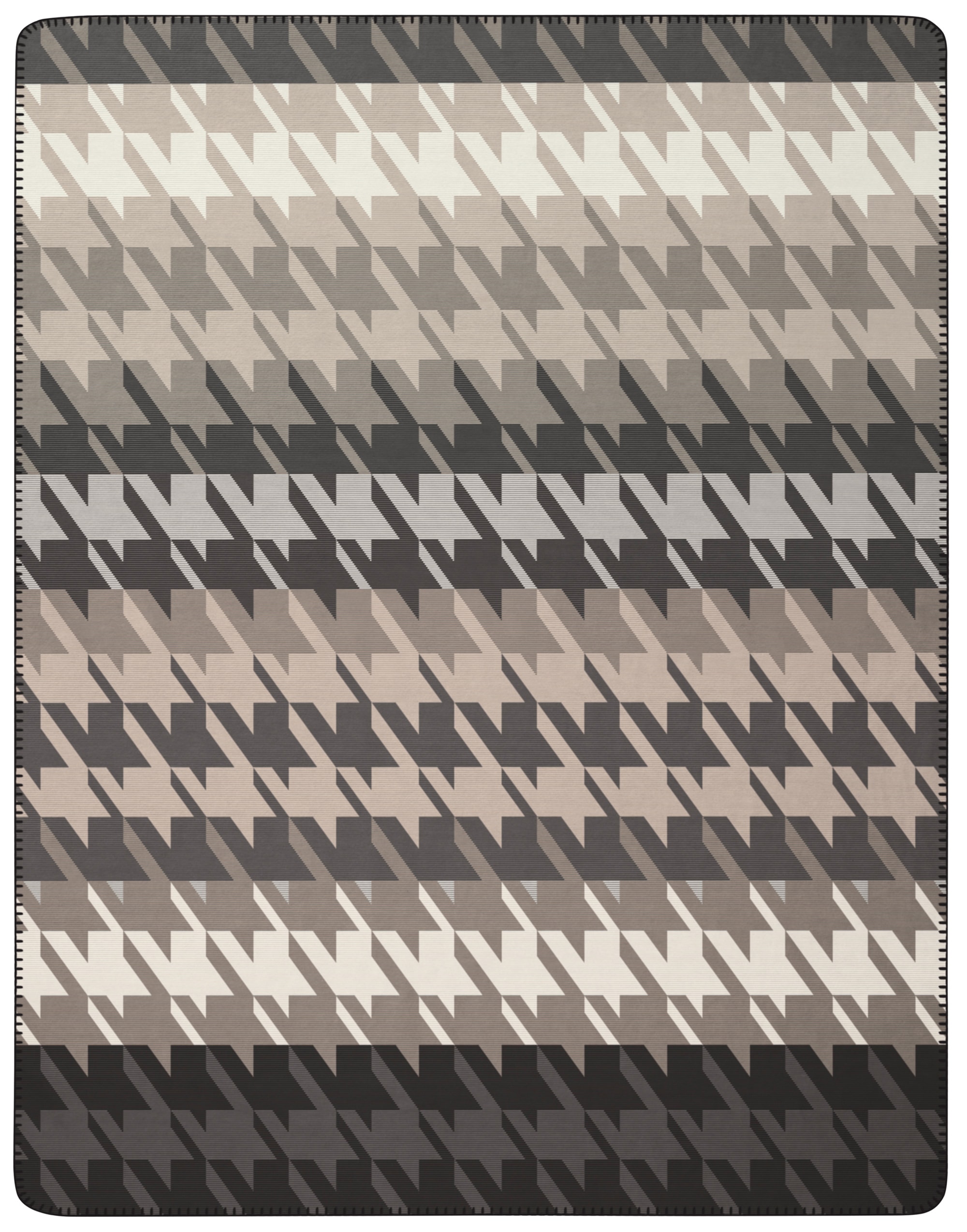 Biederlack Wohndecke »Heritage« moderne Streifen mit Hahnentritt