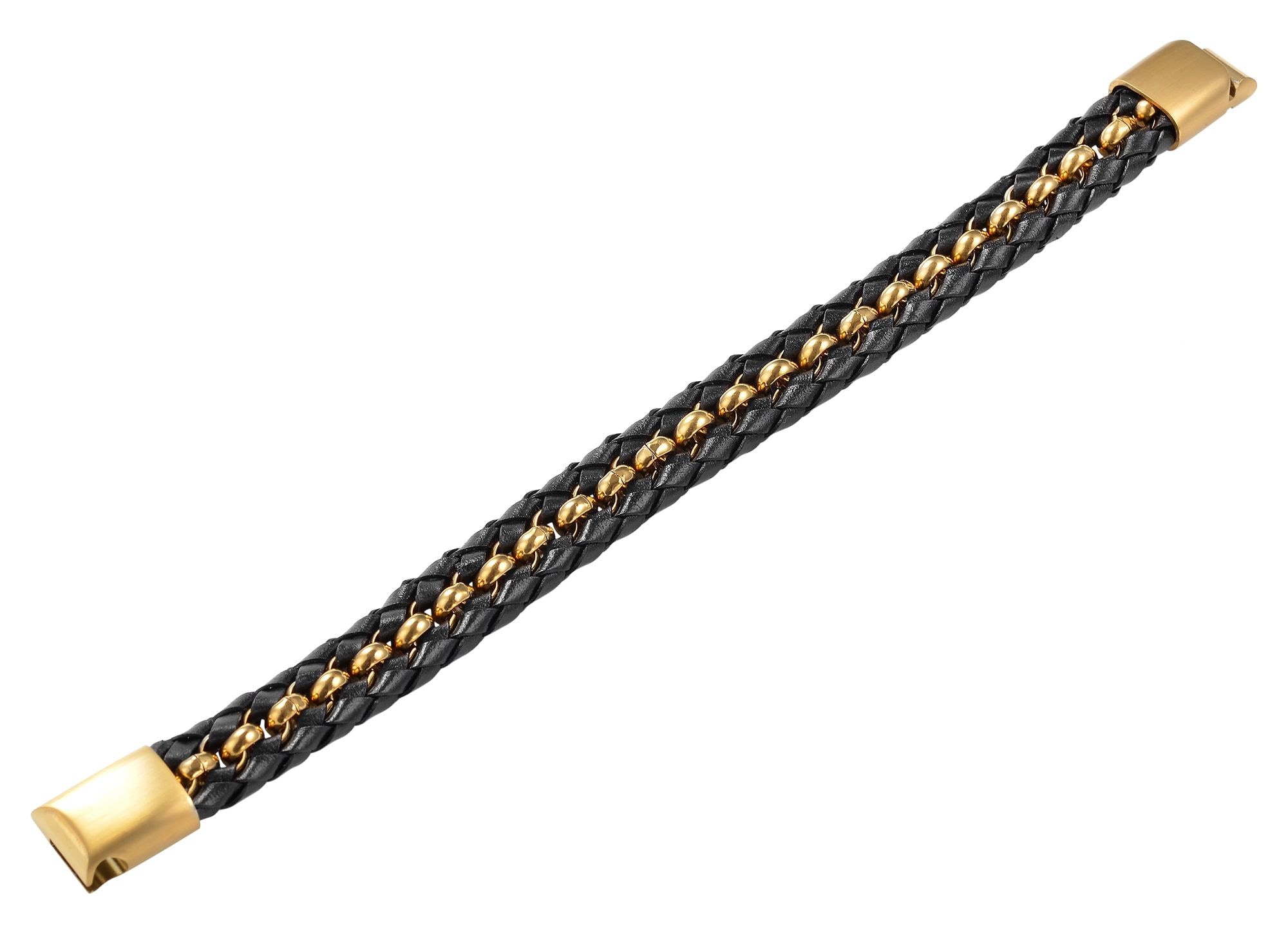 Adelia´s Lederarmband »Unisex Armband ¿ Lederarmband aus Leder 21 cm«