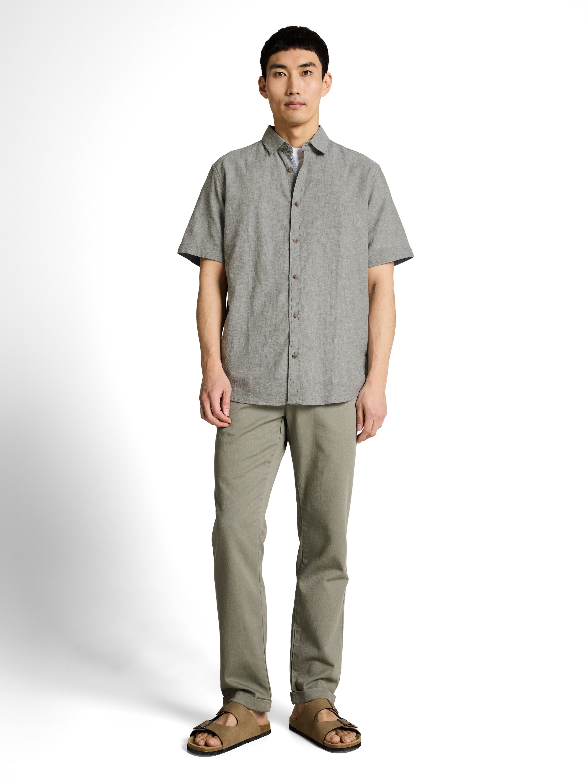 TOM TAILOR Kurzarmhemd mit Kent Kragen