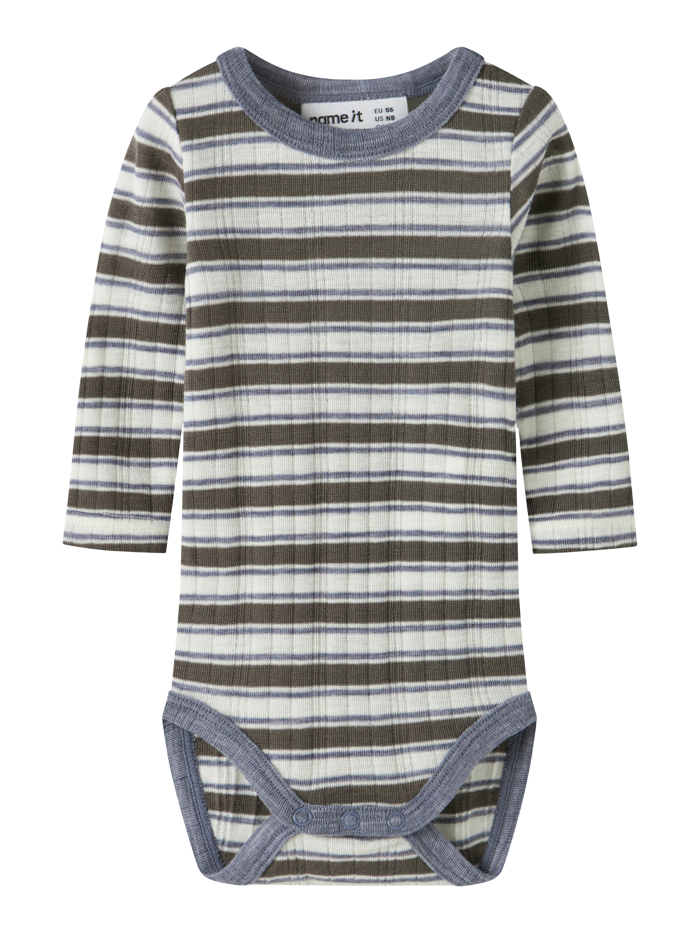 Name It Langarmbody »NBMWANG WOOL NEEDLE LS BODY NOOS« Wolle