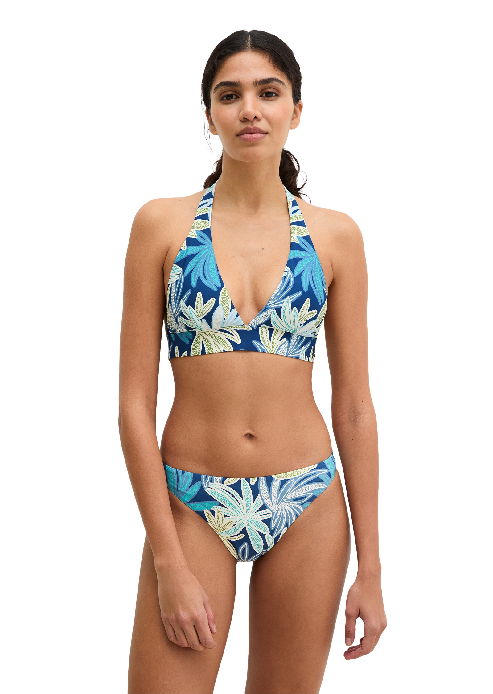 Marc O'Polo Bandeau-Bikini-Top »Bohemian Leaf AOP«