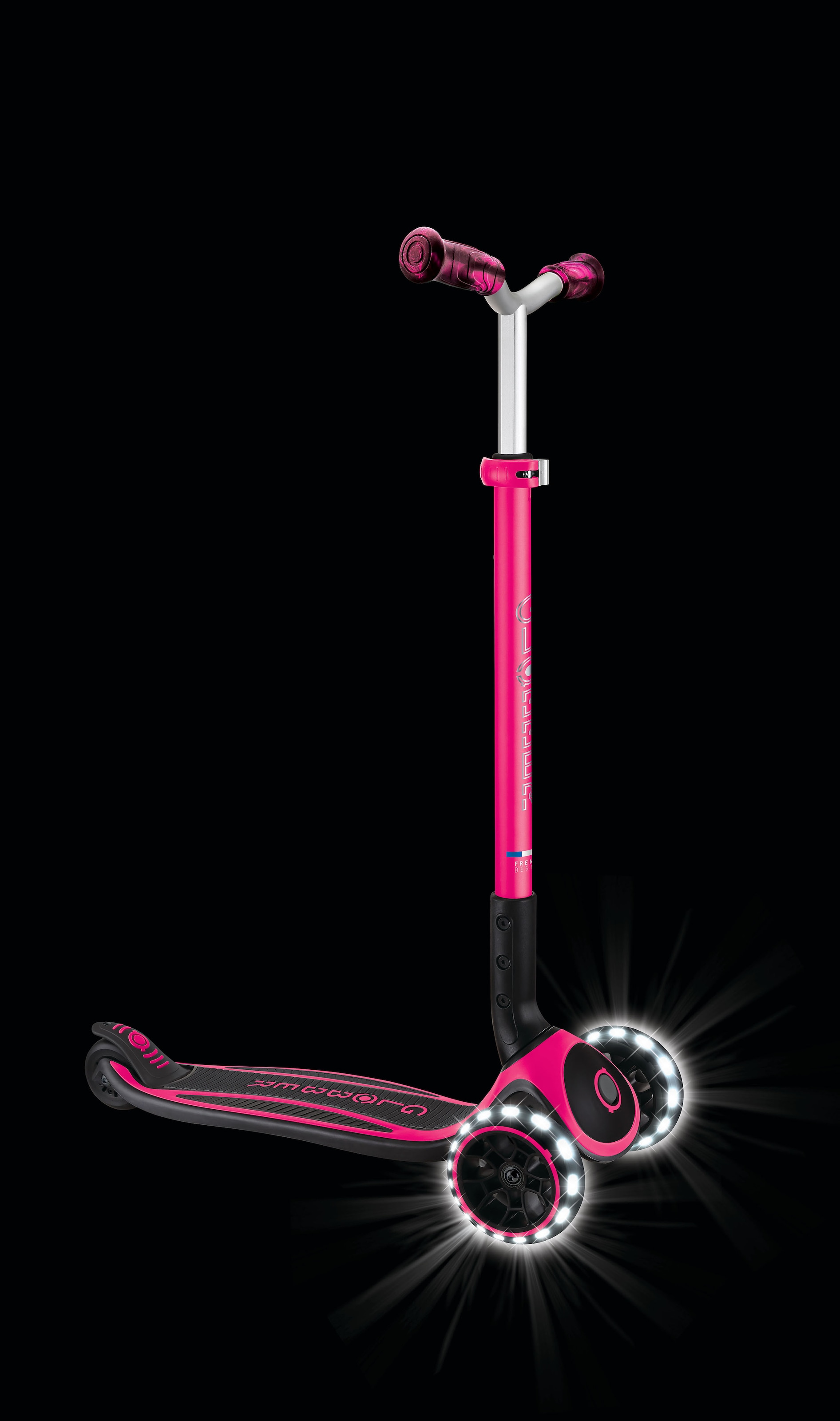 Globber Tretroller »ACE LIGHTS, mit Leuchtrollen«