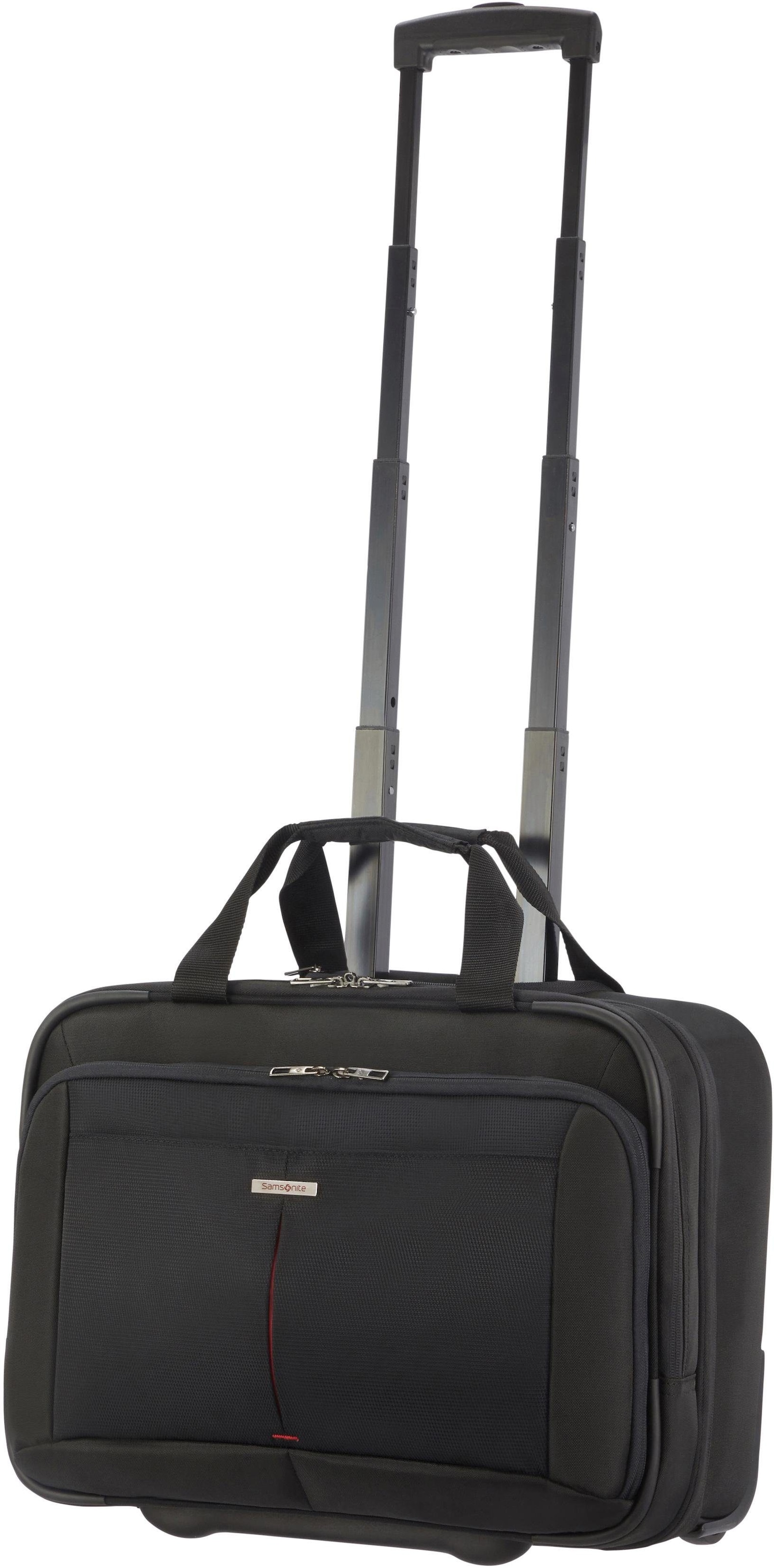 Samsonite Business-Trolley »Guardit 2.0 Rolling Tote 17.3, black«, 2 St. Rollen, Handgepäck Geschäfts-Reisekoffer mit 17,3 Zoll Laptopfach