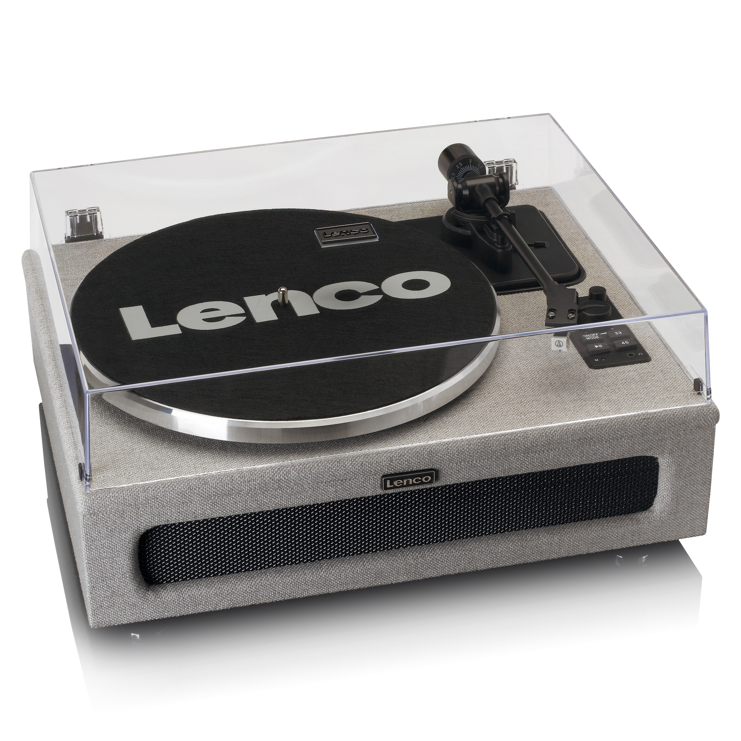 Lenco Plattenspieler »LS-440 grau/anthrazit«, Lautsprecher integriert, Bluetooth