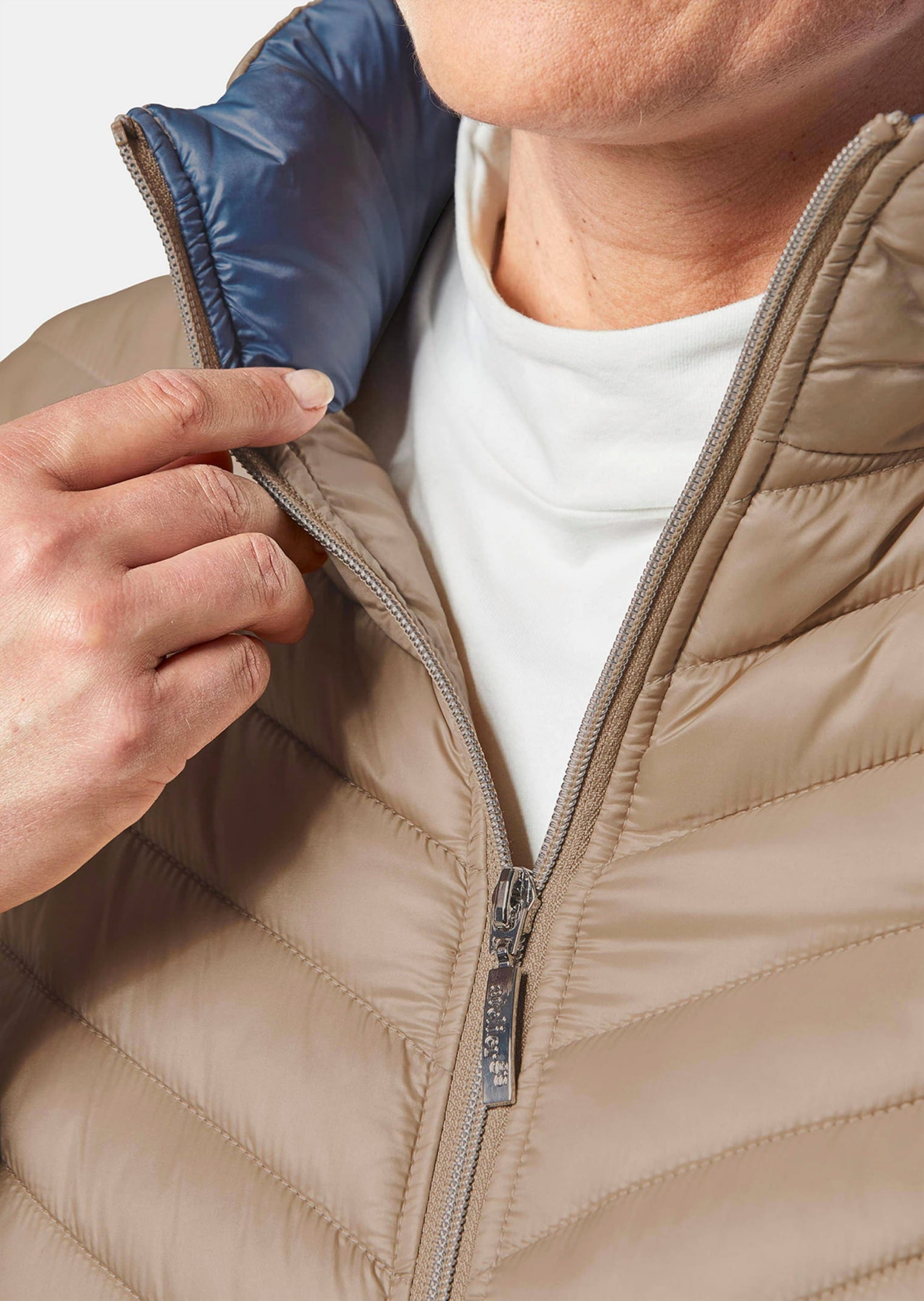 GOLDNER Steppjacke »Leichte Steppjacke in knitterarmer Ware« Leichte Wattierung mit Diagonalstepp