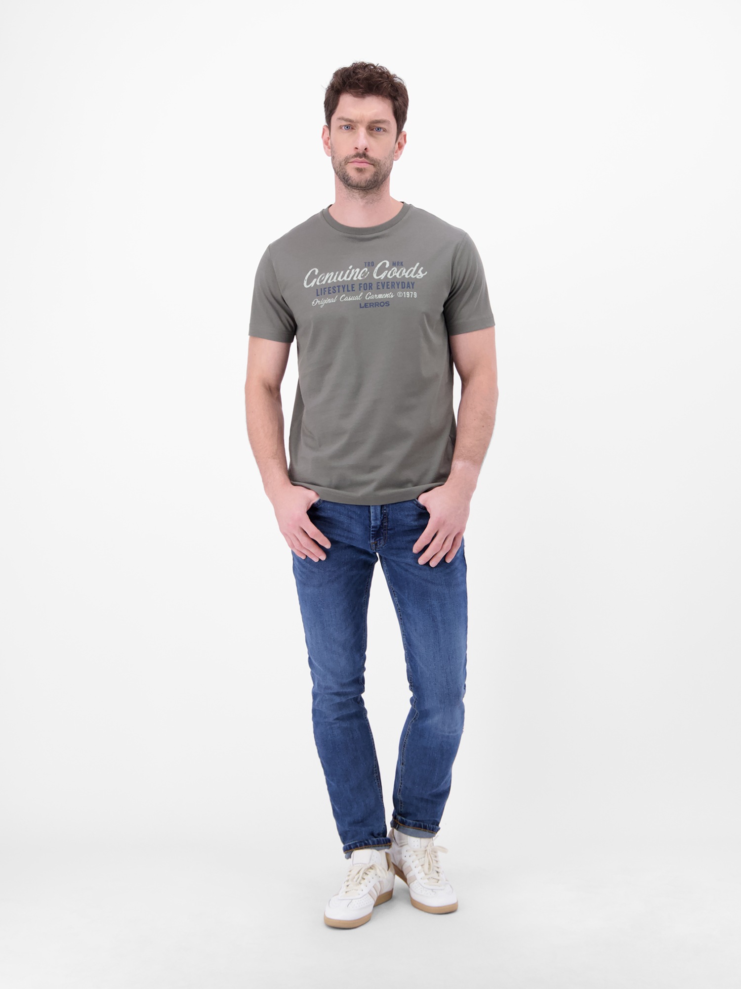 LERROS T-Shirt »T-Shirt in Jersey-Qualität mit Print«