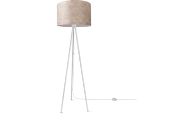 Paco Home Stehlampe »Luca Flower«, Standlampe Stoff Lampenschirm Wohnzimmer  Textil Schirm Blumen Muster online bei OTTO