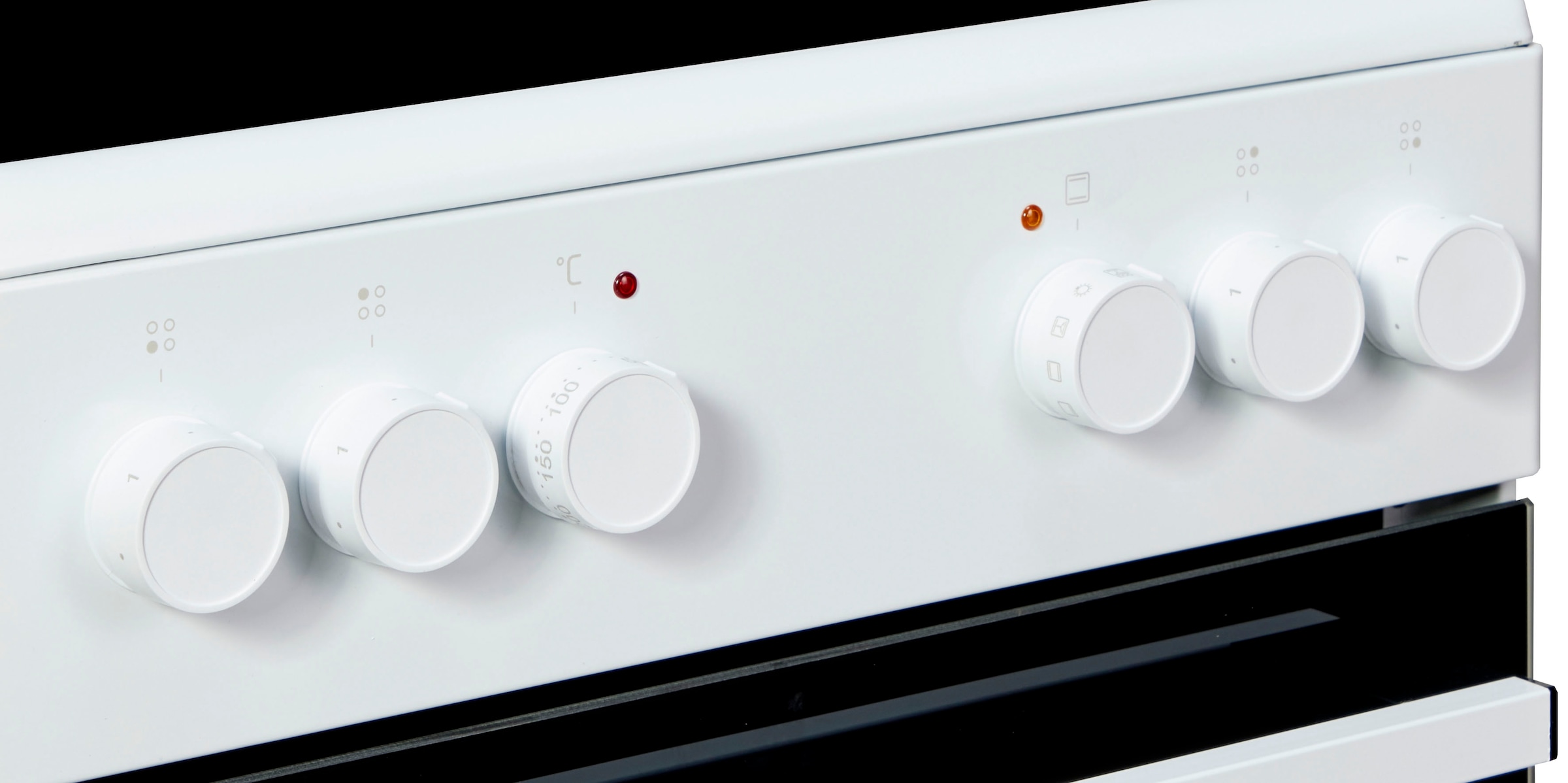 Amica Elektro-Standherd »SHC 903 021 W«, mit Teleskopauszug nachrüstbar, Steam Clean