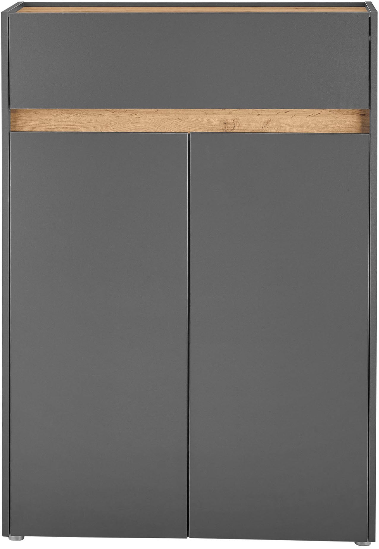 INOSIGN Schuhschrank »City/Giron, modernes Schuhregal, Schrank für 16 Schuhe, Schuhkommode«, eine Schublade und vier Schuhfächer, viel Stauraum, 93 cm breit