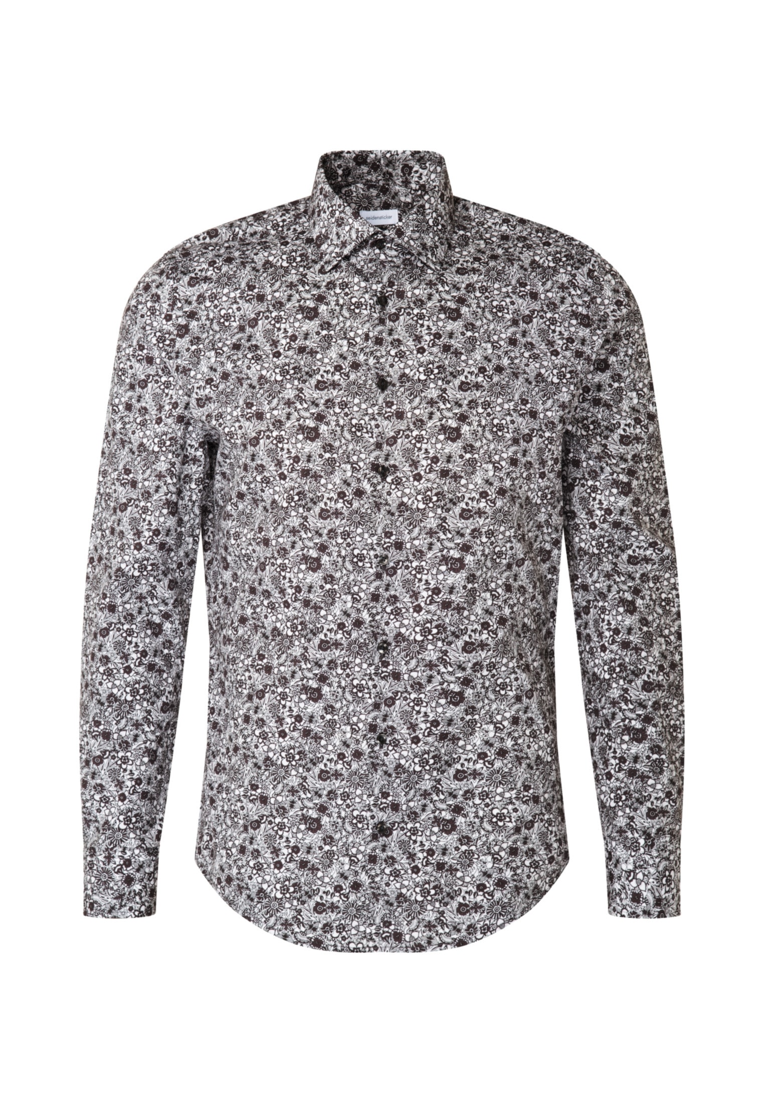 seidensticker Businesshemd »X-Slim«, X-Slim Langarm Kentkragen Floral