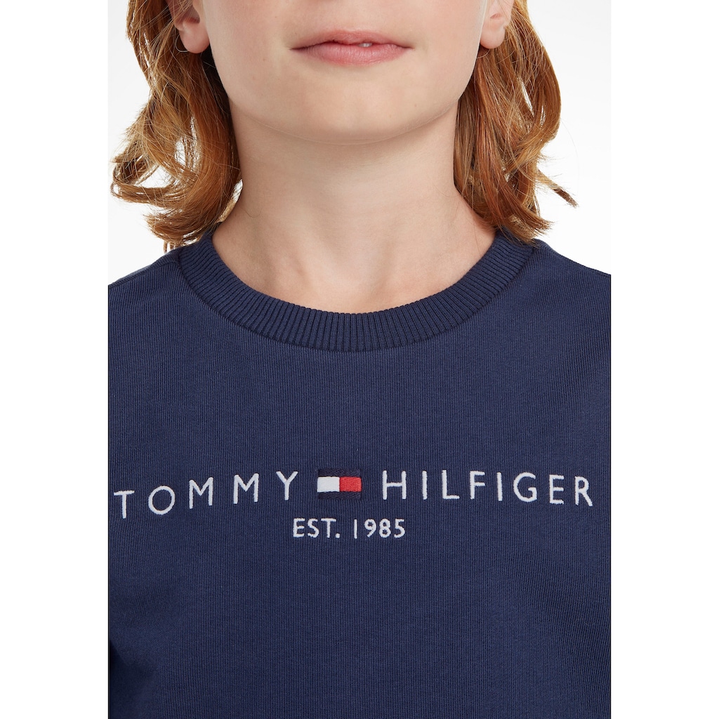 Tommy Hilfiger Sweatshirt »ESSENTIAL SWEATSHIRT«, Kinder Kids Junior MiniMe,für Jungen und Mädchen