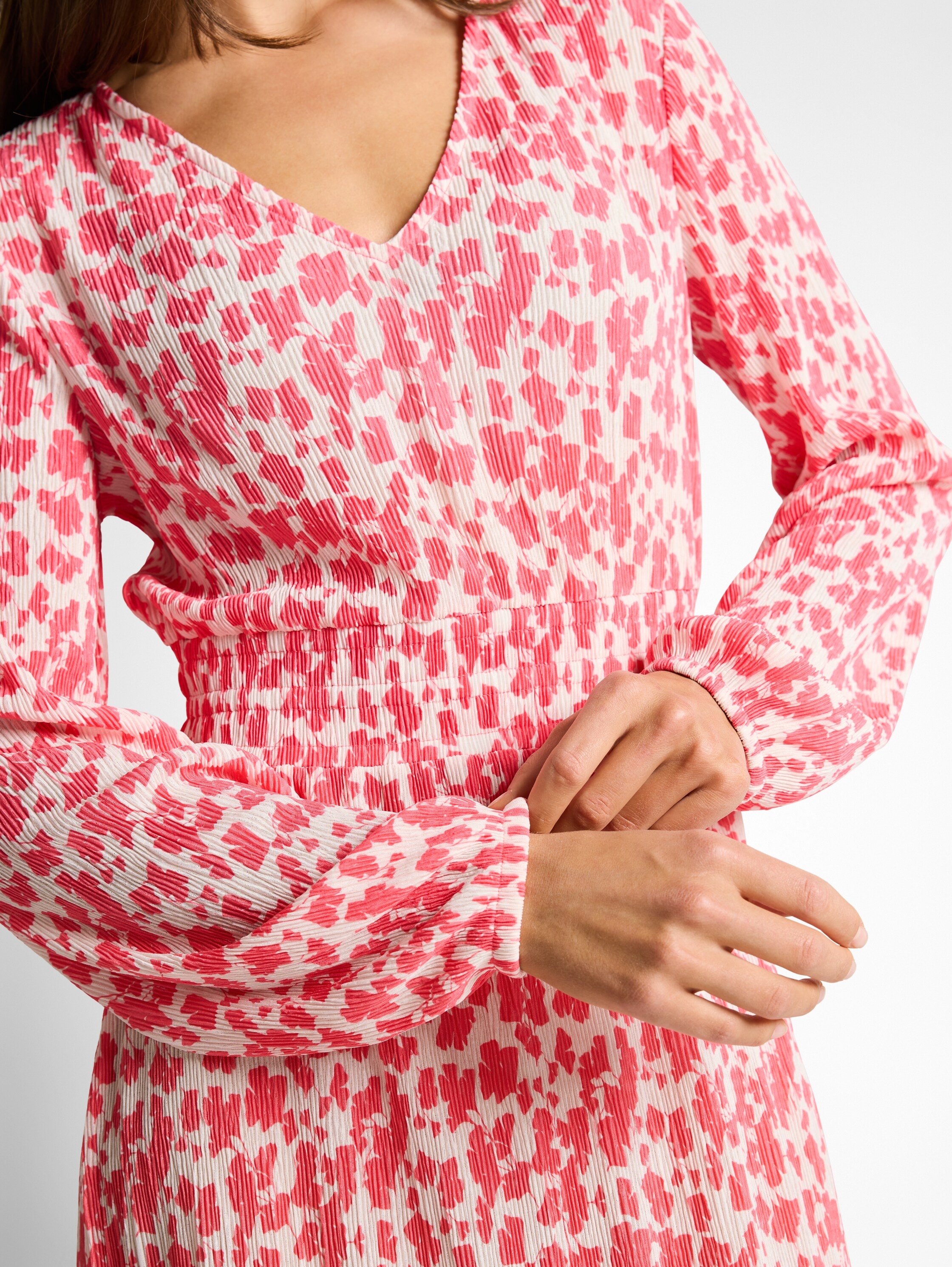 TOM TAILOR Midikleid mit All-Over Print