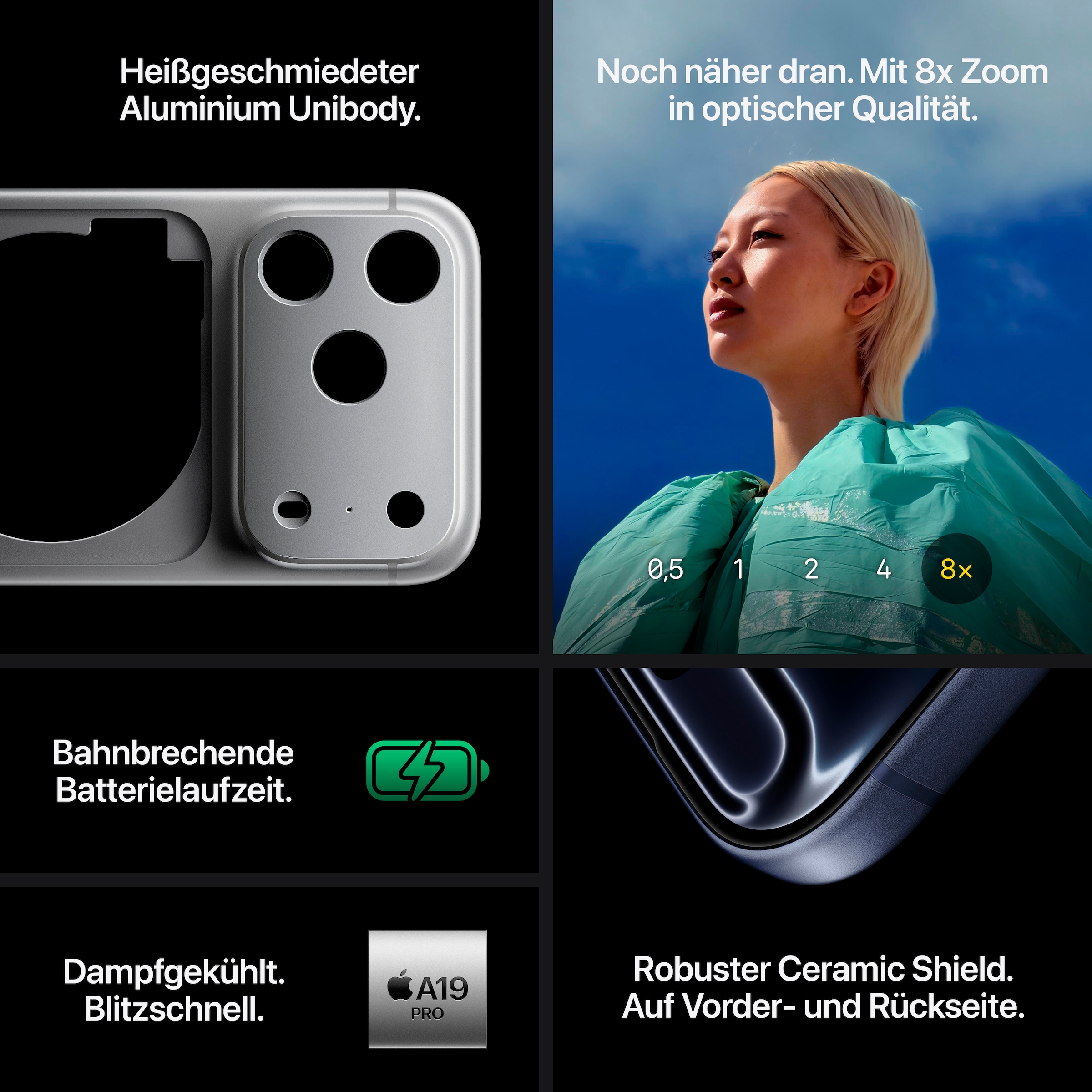 Apple Smartphone »iPhone 17 Pro Max«, Silber