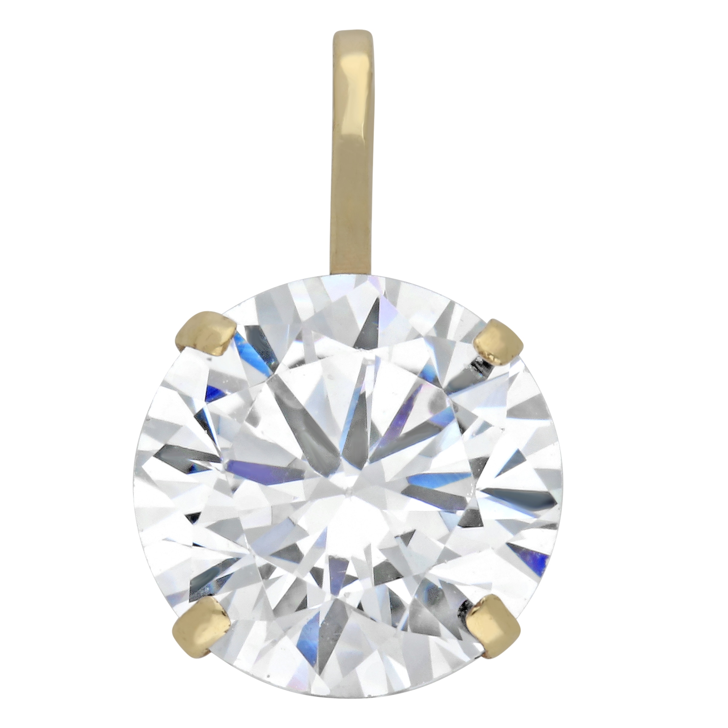 Firetti Kettenanhänger »Schmuck Geschenk Gold 375 Halsschmuck Anhänger Solitär«  mit Zirkonia (synth.)